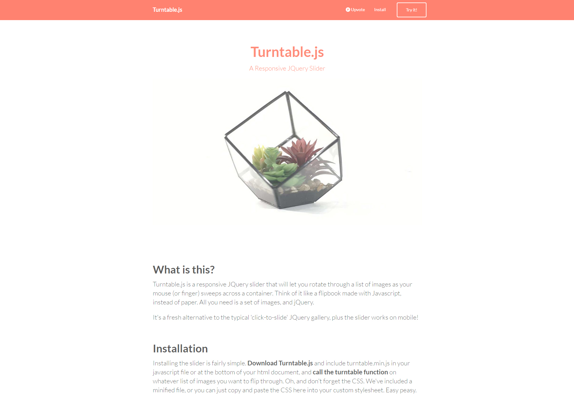 50 fresh resources designers, May 2016 Turntable.js: Responsive jQuery Slider