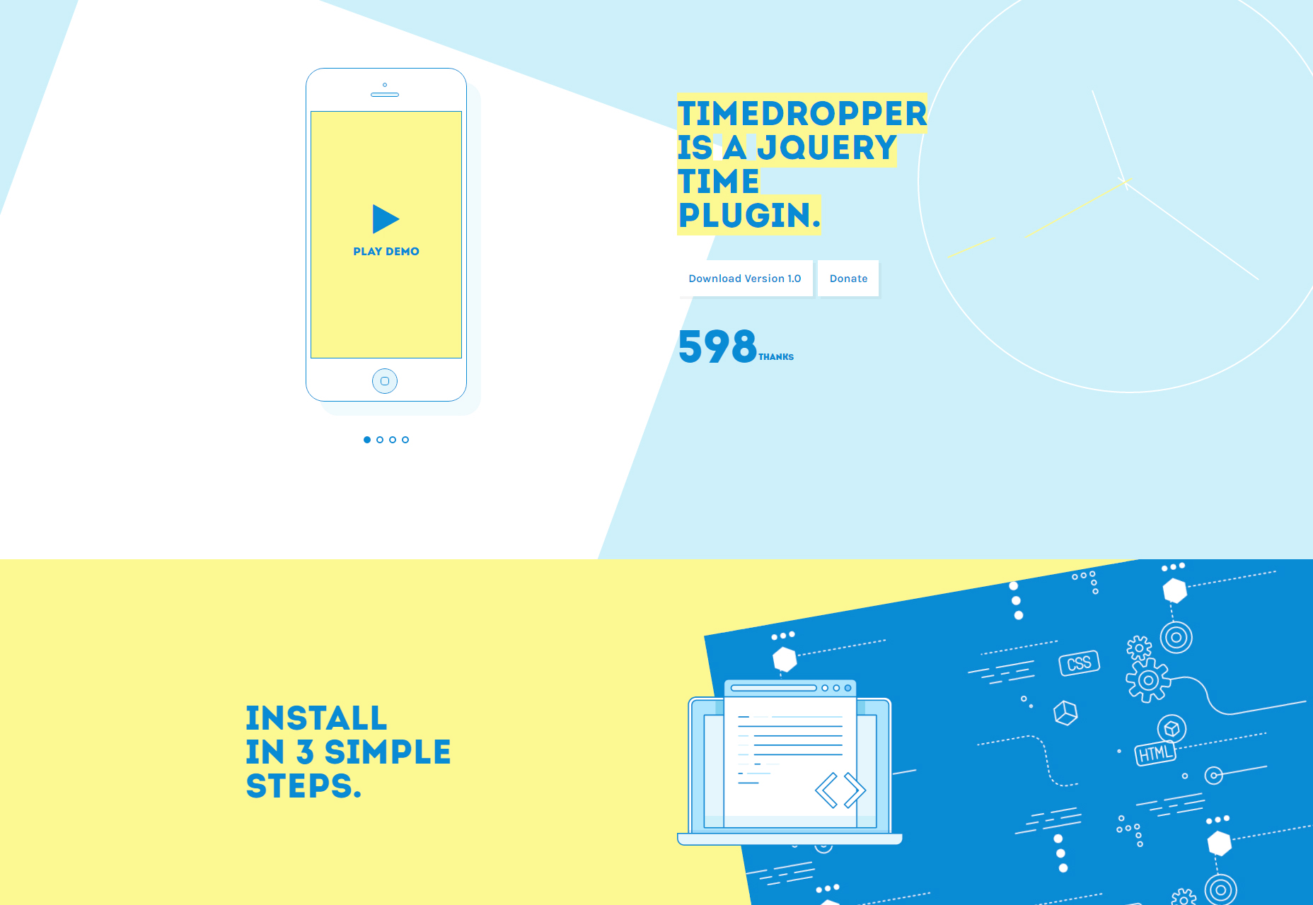 50 fresh resources designers, May 2016 Timedropper: Beautiful jQuery Time Plugin