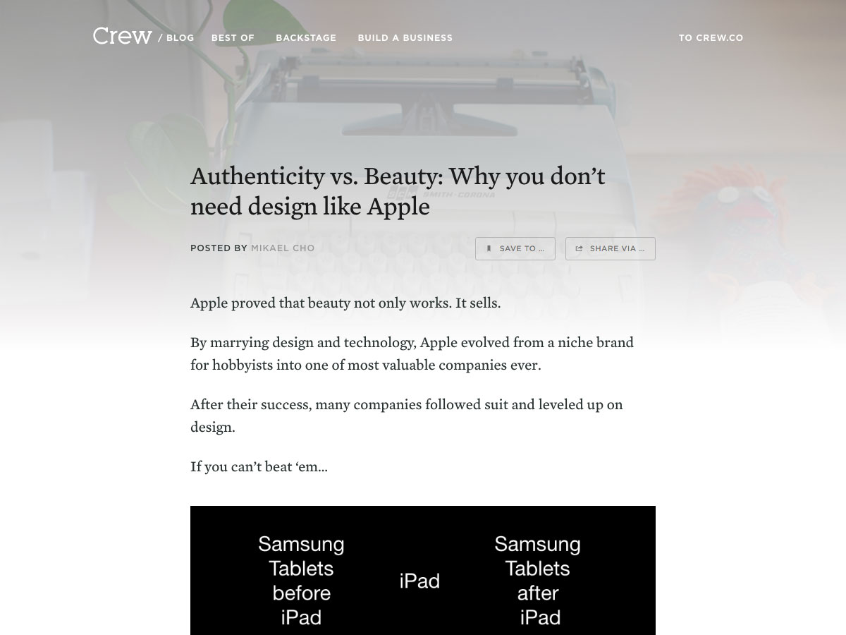 Popular design news of the week: April 25, 2016 - May 1, 2016 authenticity