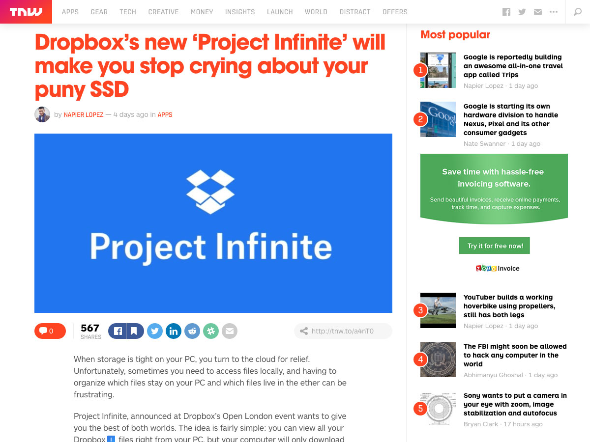 Popular design news of the week: April 25, 2016 - May 1, 2016 infinite