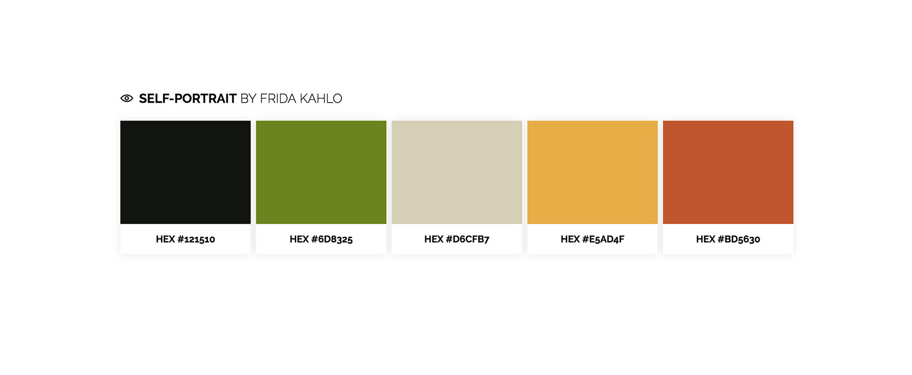 Take color inspiration from the masters kahlo
