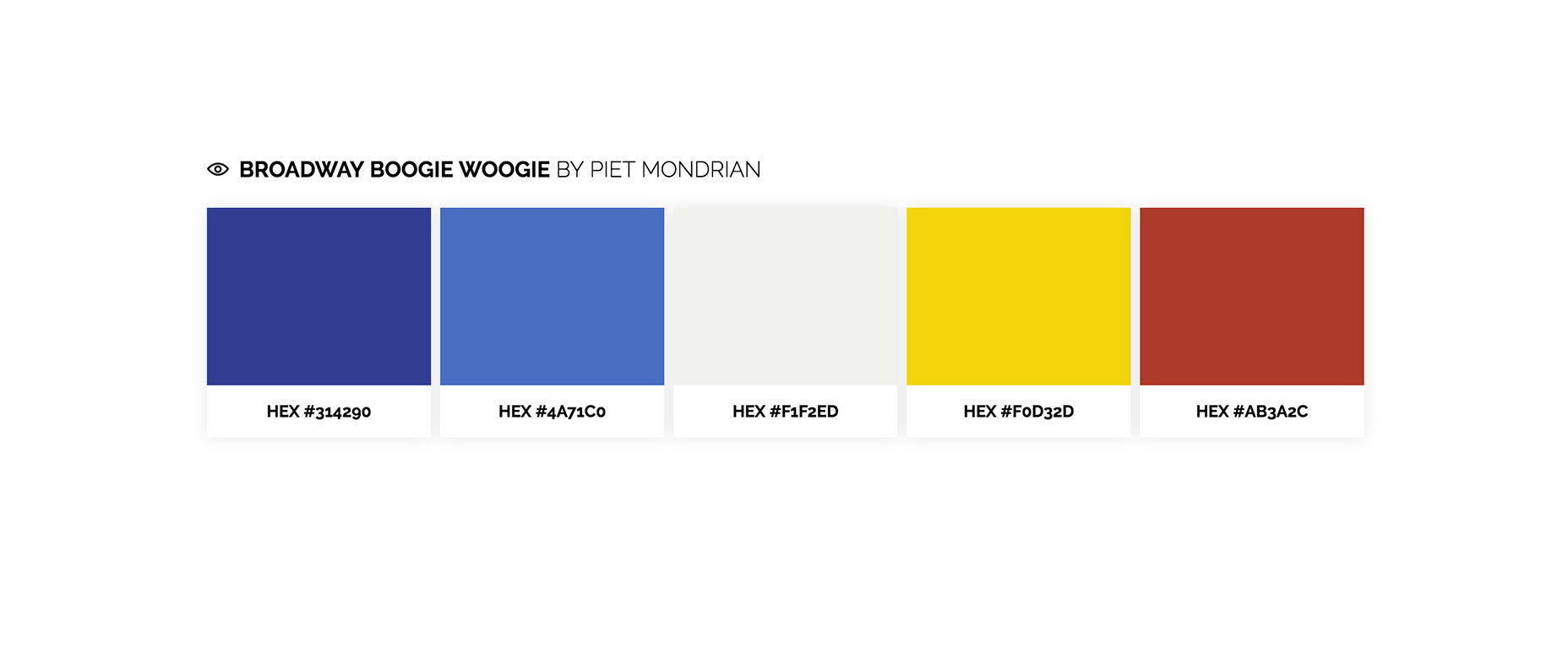 Take color inspiration from the masters mondrian