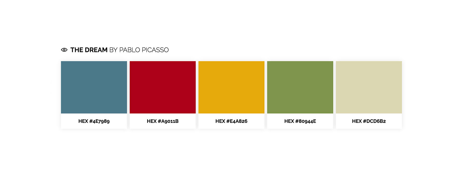 Take color inspiration from the masters picasso