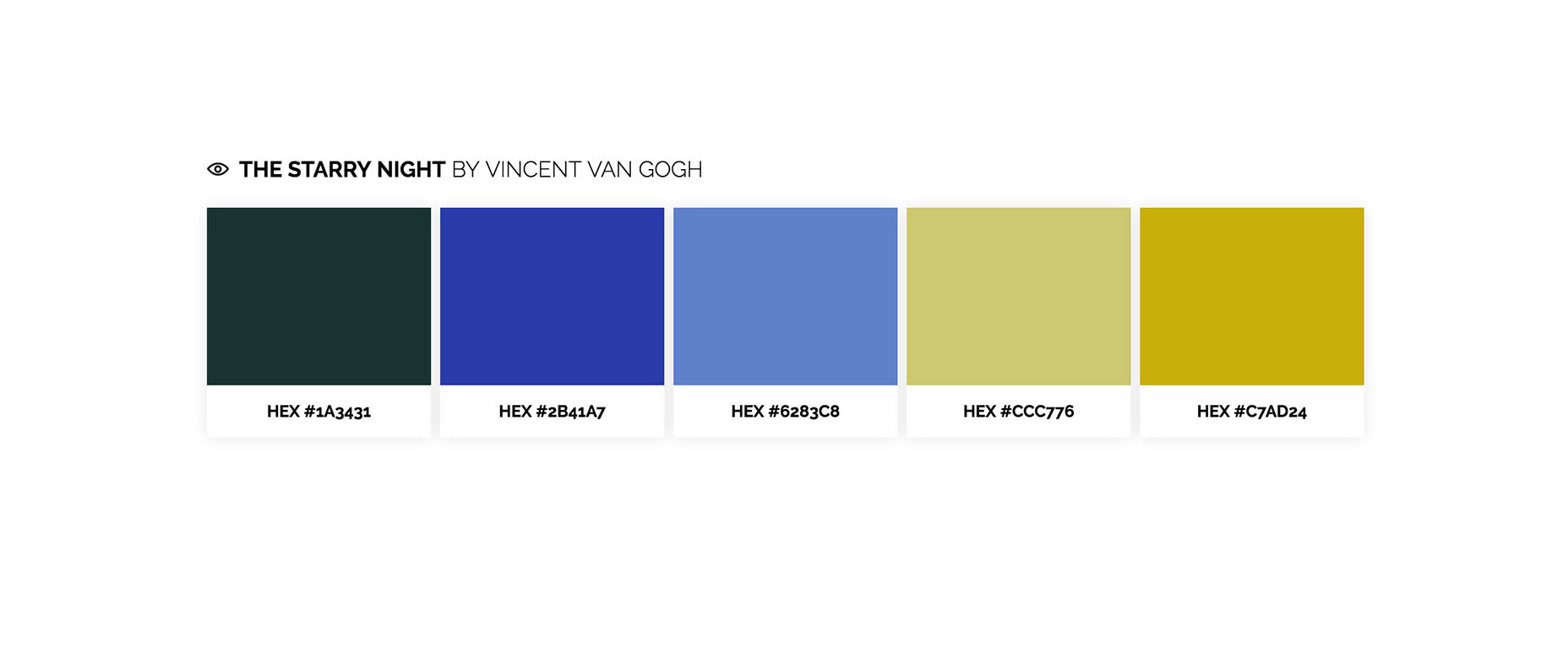 Take color inspiration from the masters van_gogh