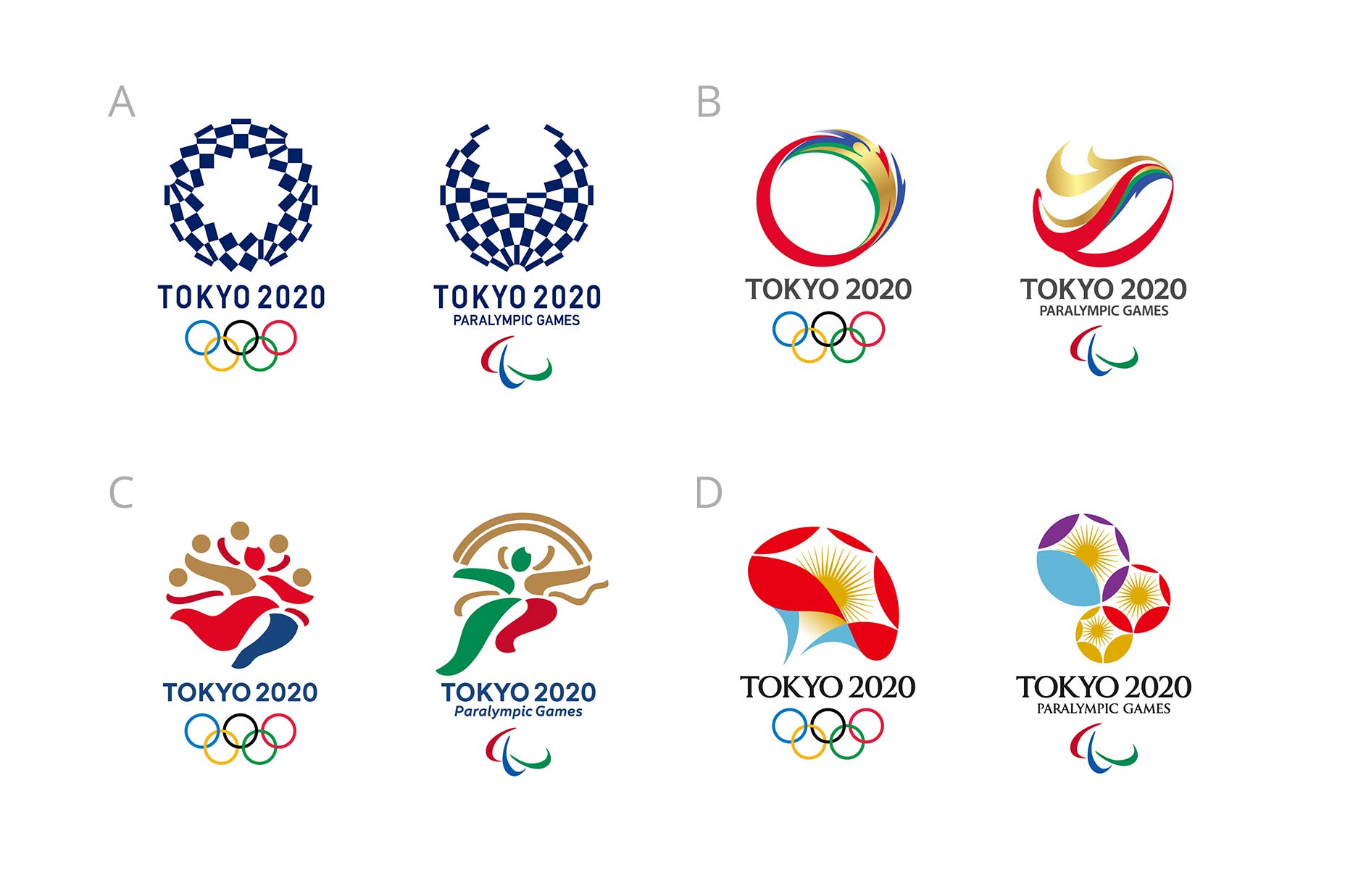 Tokyo 2020 logo shortlist revealed shortlist