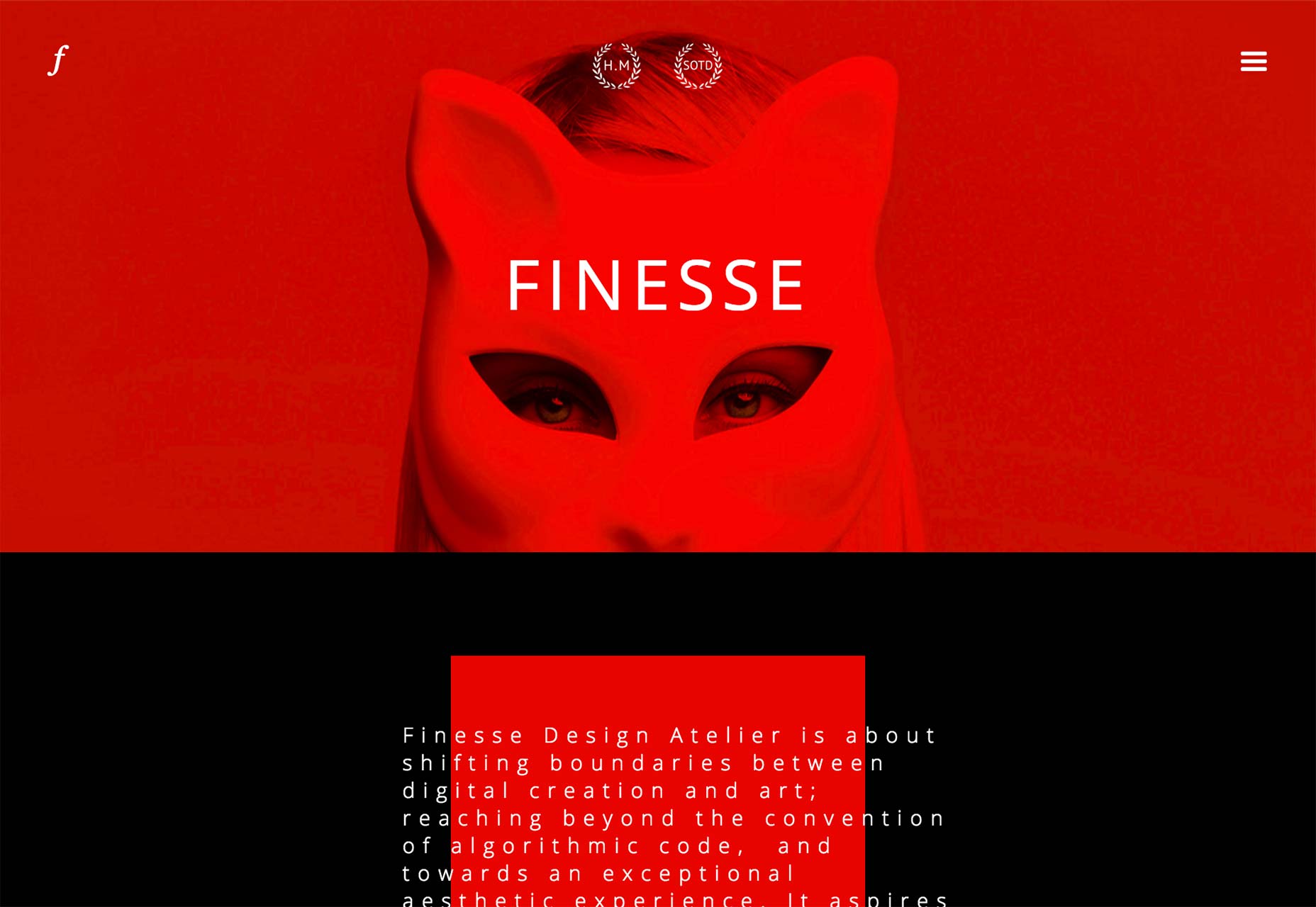 The best new portfolio sites, April 2016 finesse