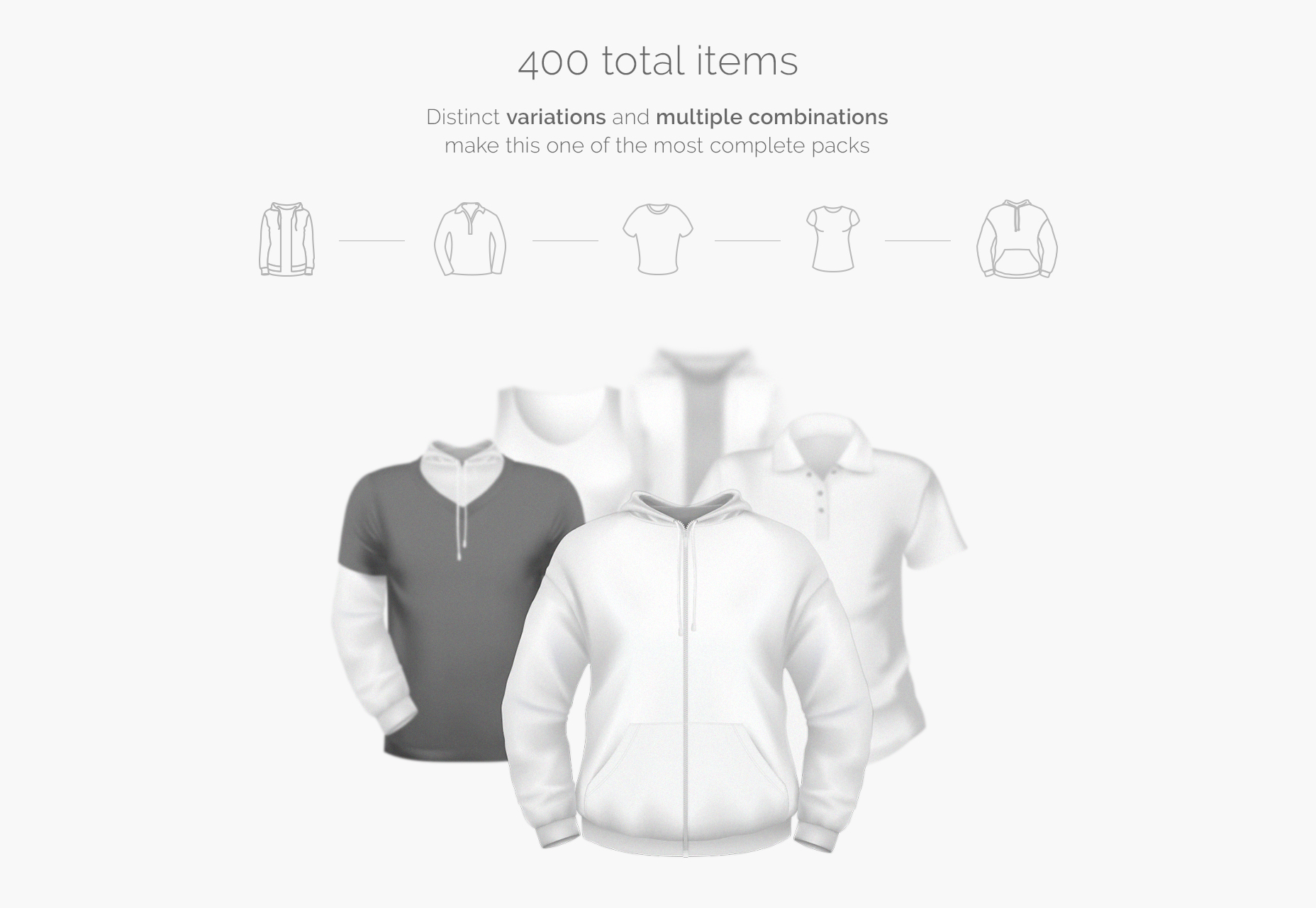 50+ fresh resources for designers, March 2016 T-Shirt & Hoodies PSD Mockup Set