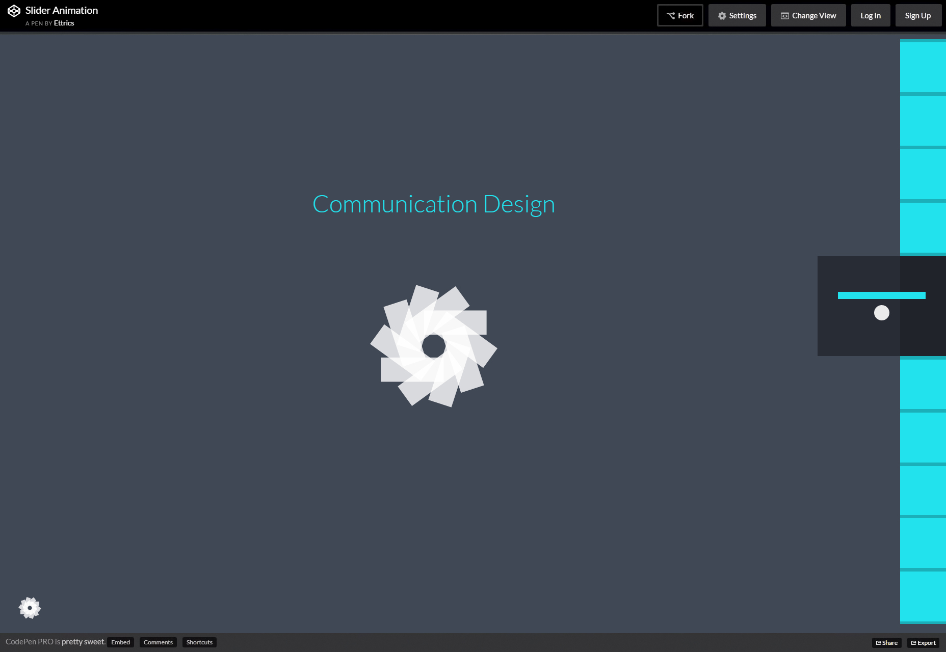 50+ fresh resources for designers, March 2016 Slider Animation: Sidebar Animated Menu