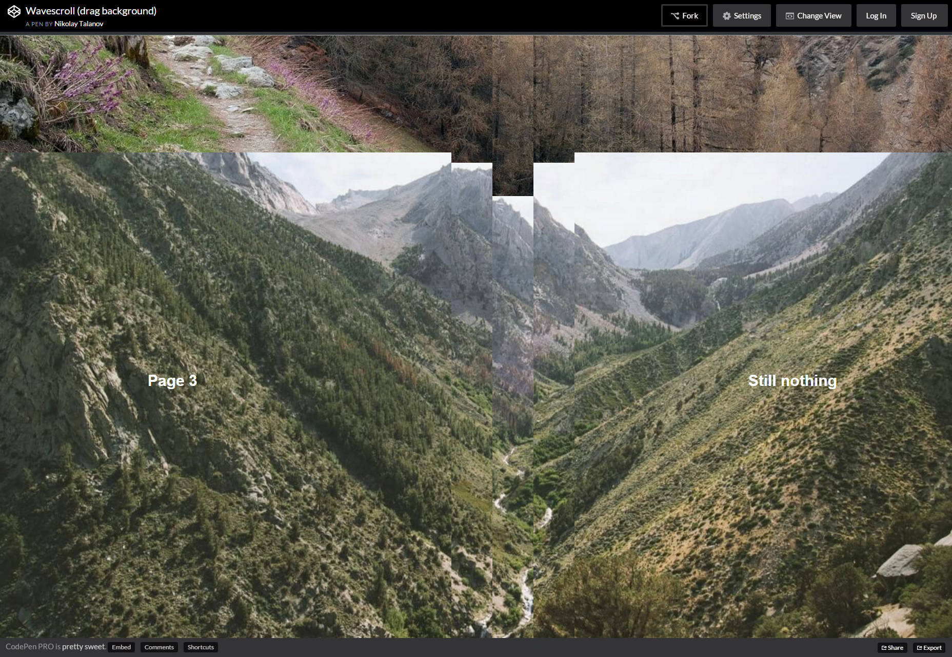 50+ fresh resources for designers, March 2016 Wavescroll: Draggable or Scrolling Backgrounds