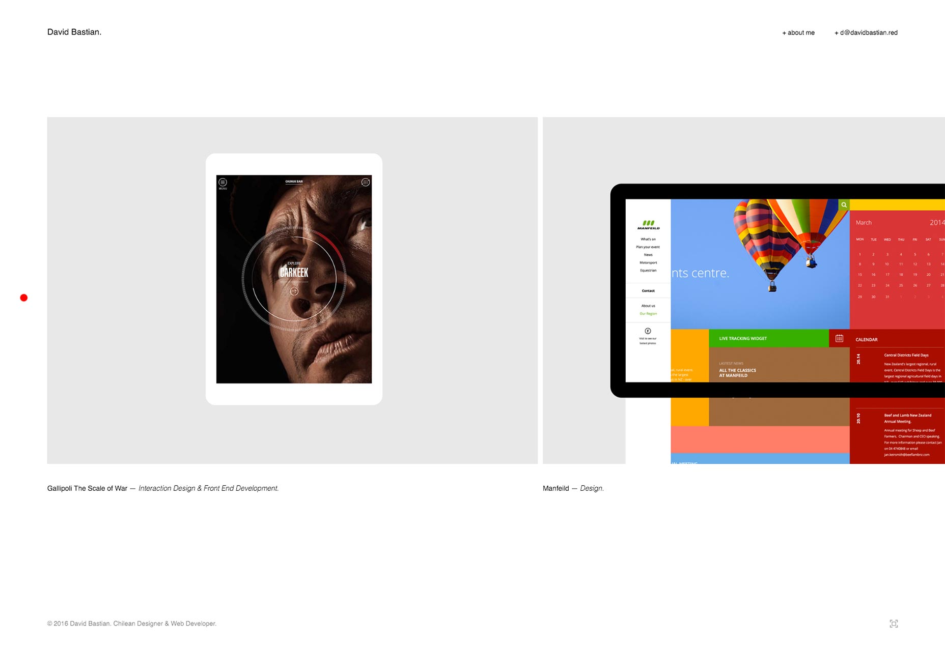 The best new portfolio sites, March 2016 007