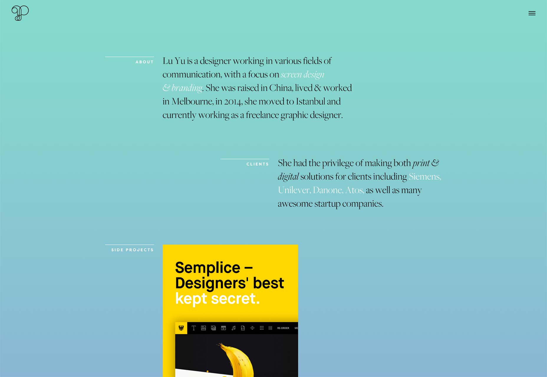 The Best New Portfolio Sites, February 2016 011