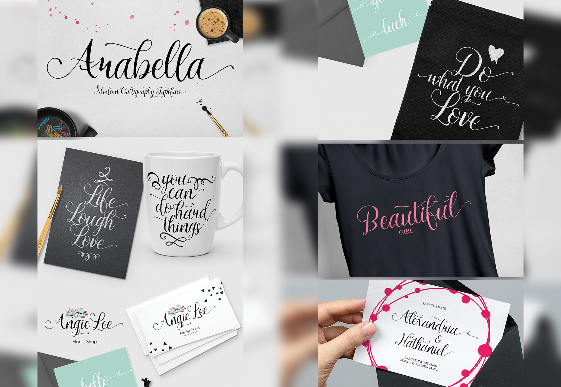 50+ fresh resources for designers, February 2016 Arabella: Fancy Handwritten Script Font