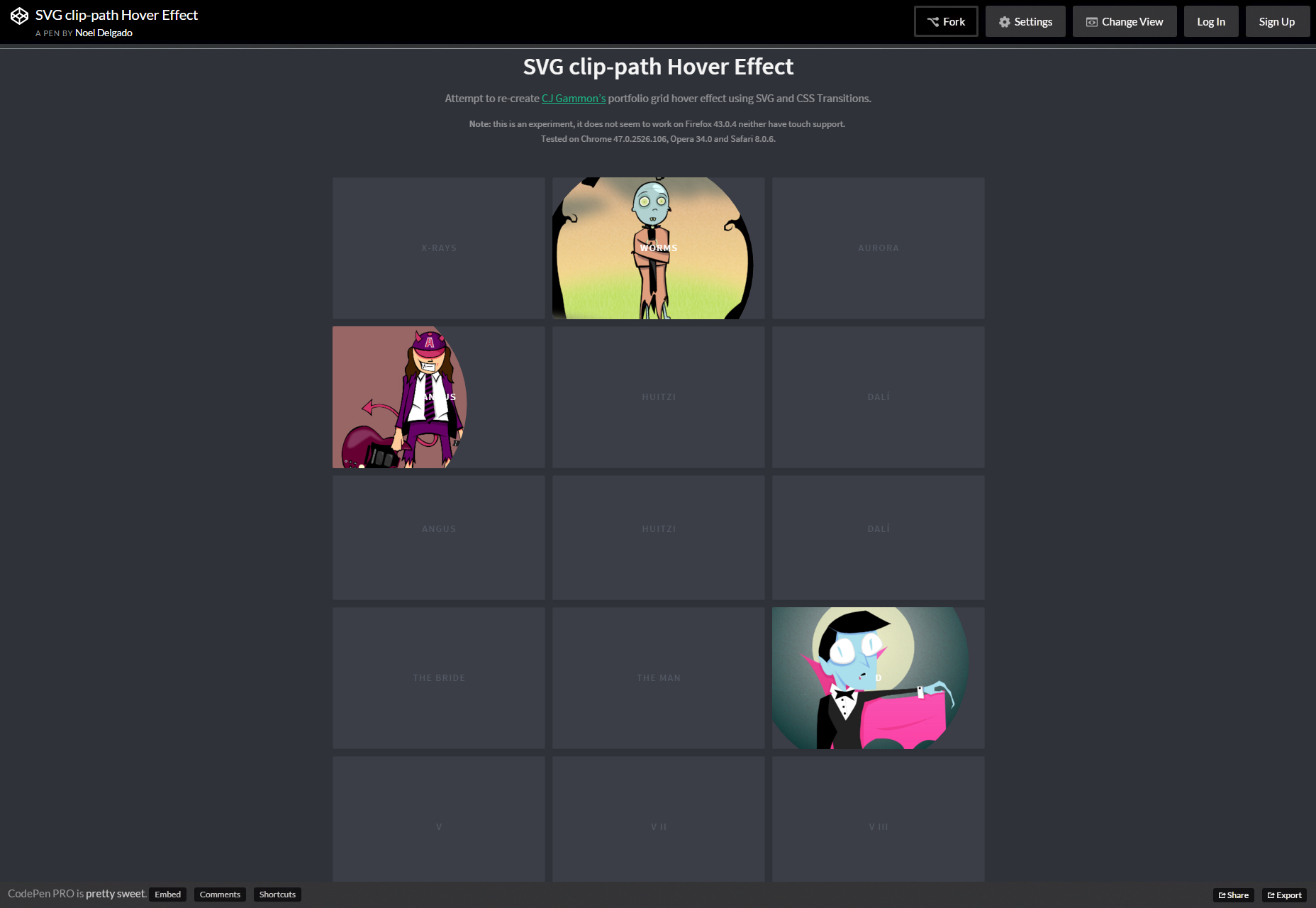 50+ fresh resources for designers, February 2016 SVG Clip-path Hover Effect Snippet