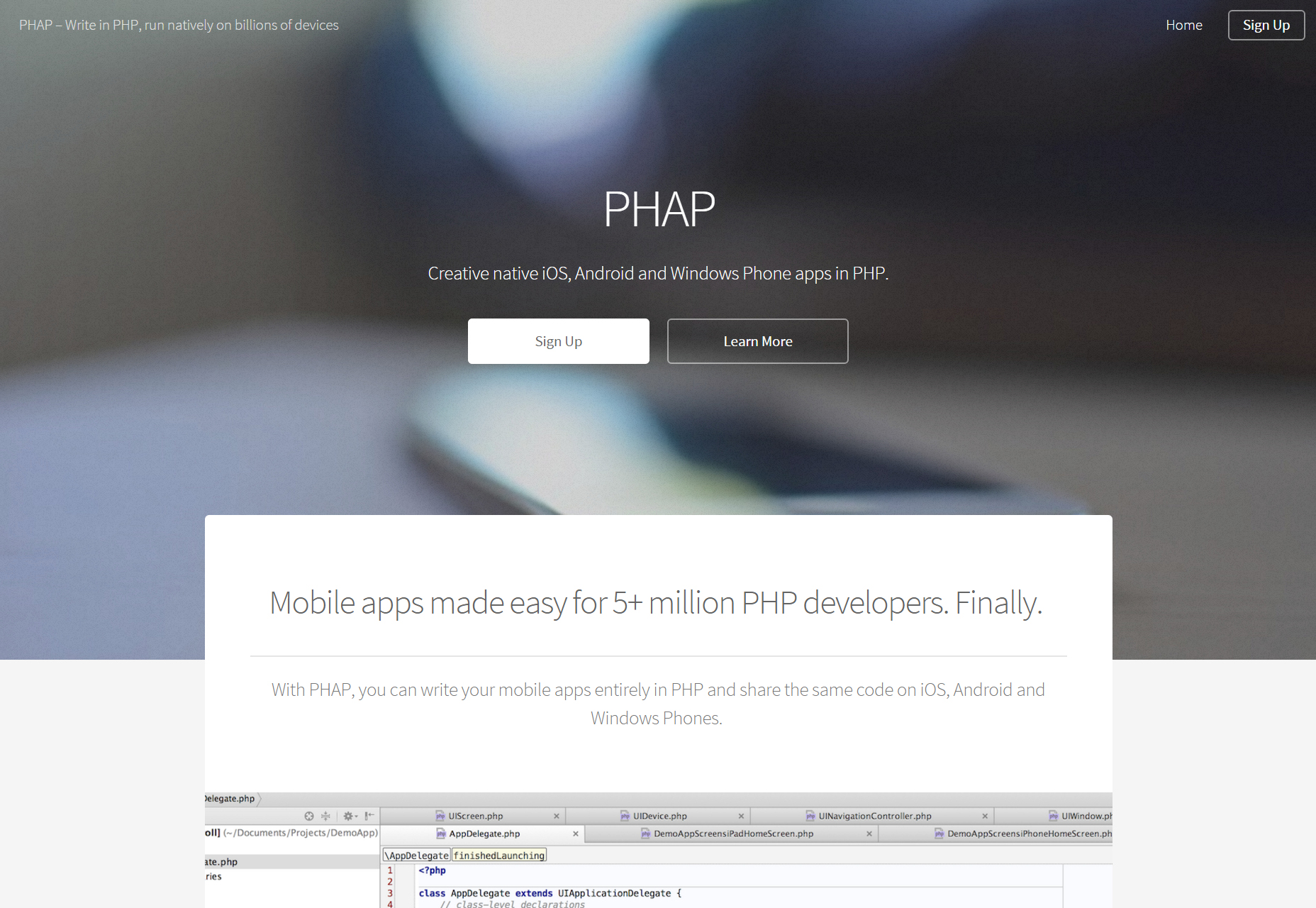 50+ fresh resources for designers, February 2016 PHAP: Mobile App Development in PHP