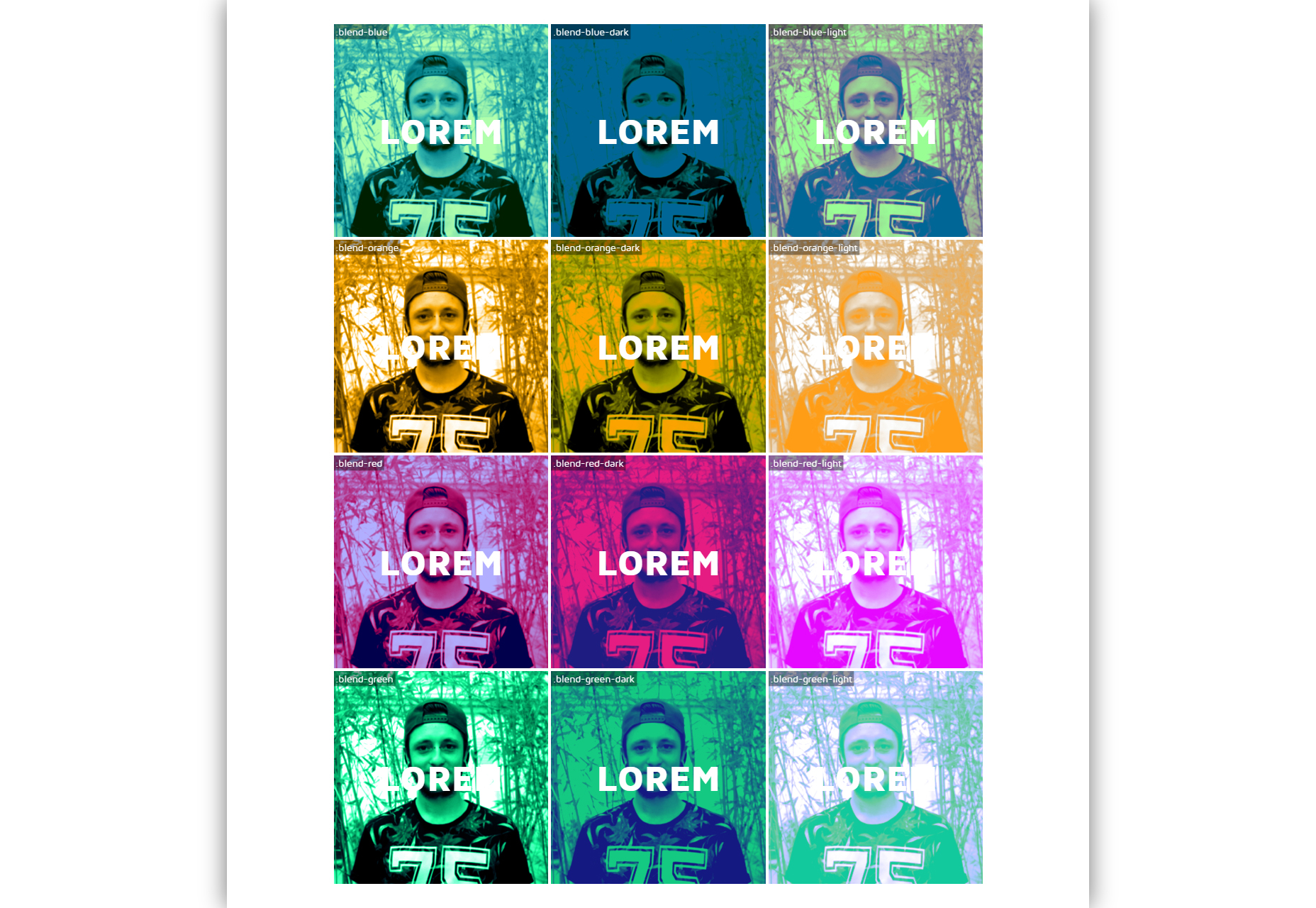 50+ fresh resources for designers, February 2016 Colofilter.css: DuoTone CSS Blend Filters