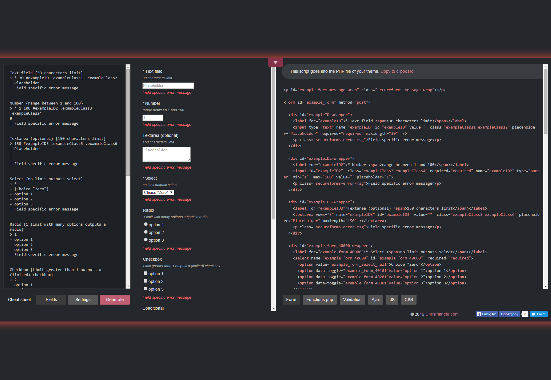 50+ fresh resources for designers, February 2016 WP Secure Forms: WordPress Ajax Forms Generator
