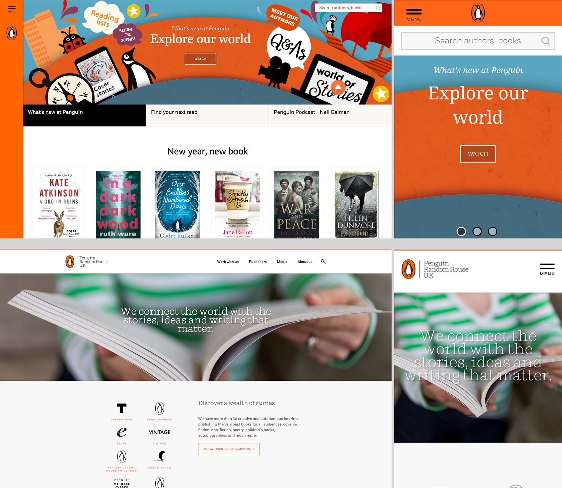 Penguin Random House redesigns its UK sites 001