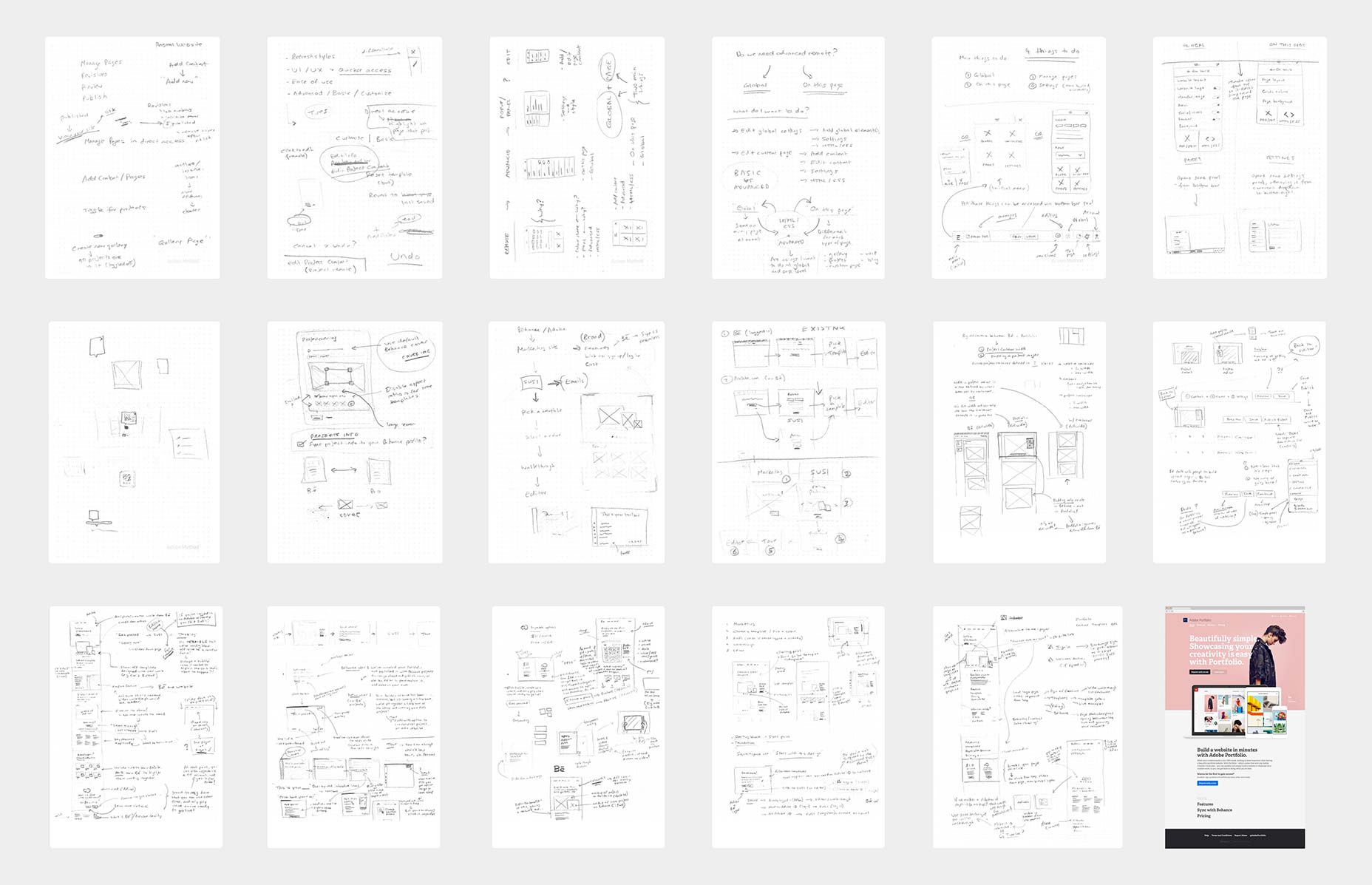 Designing Adobe Portfolio 030