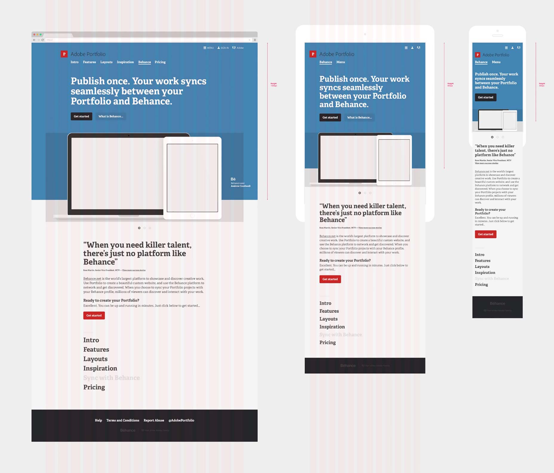Designing Adobe Portfolio 049