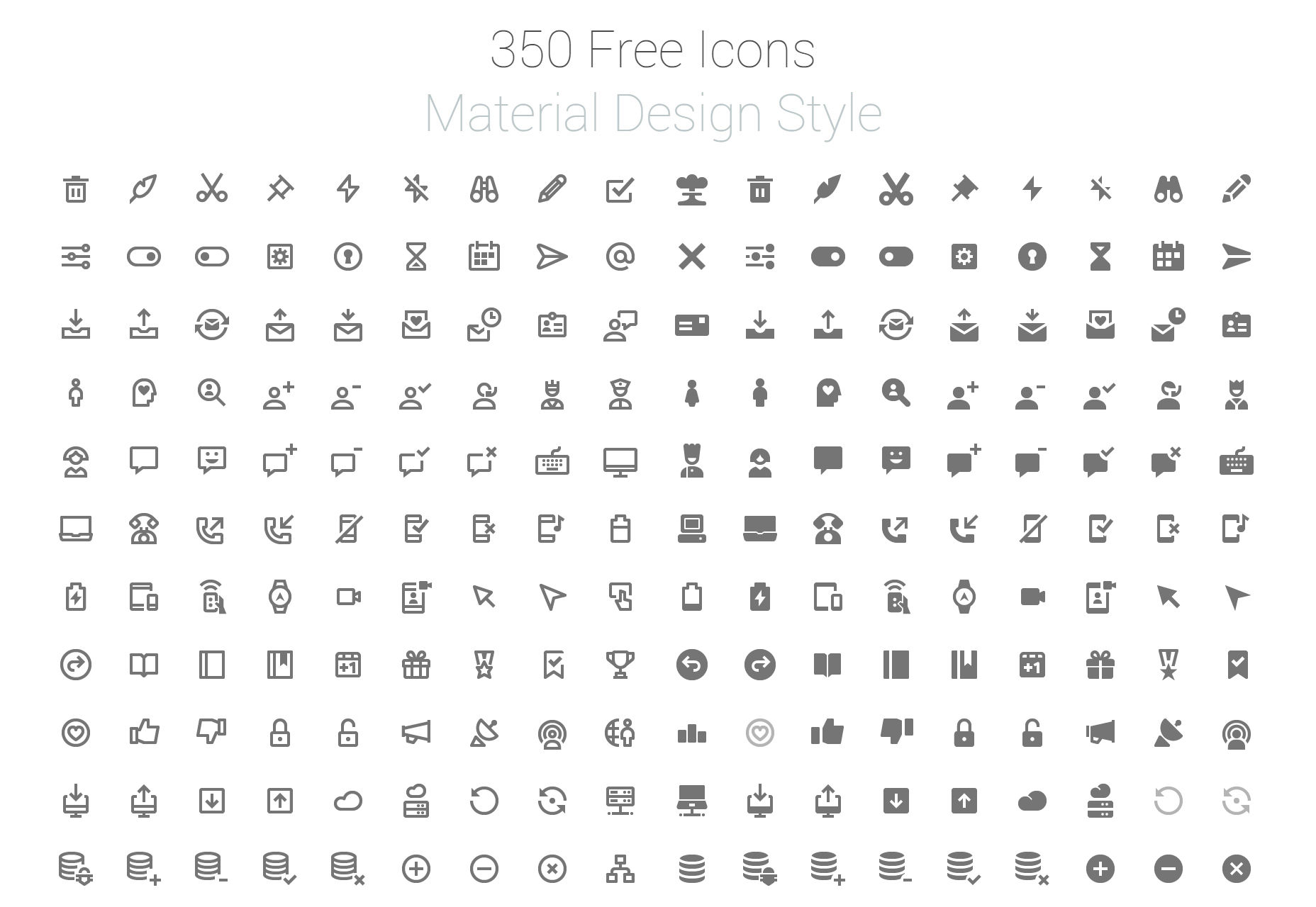 50+ fresh resources for designers, January 2016 Nova: Vector Outline & Solid Icons Pack