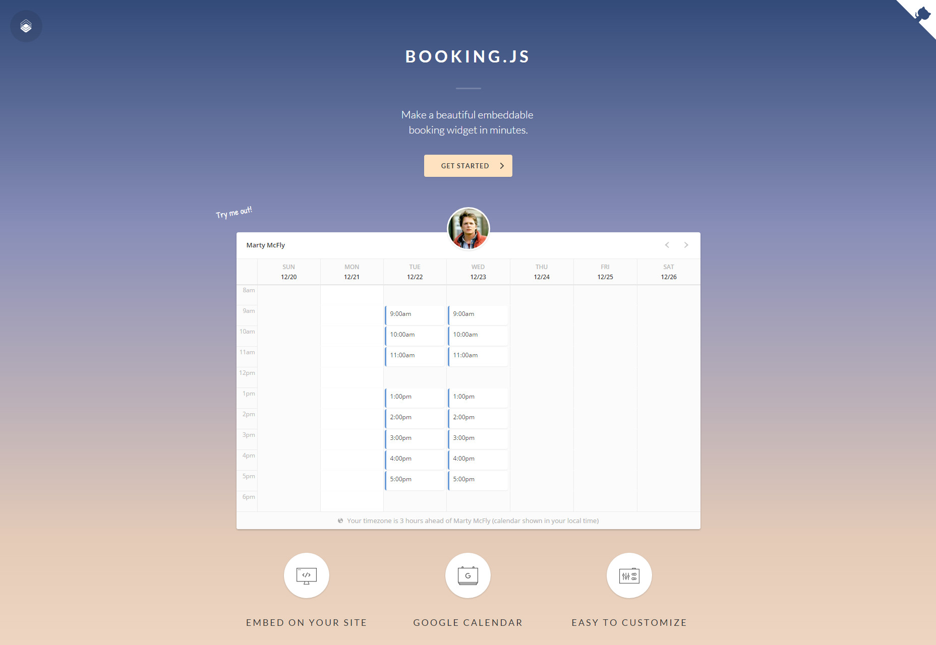 50+ fresh resources for designers, January 2016 Booking.js: Embeddable Calendar Widget