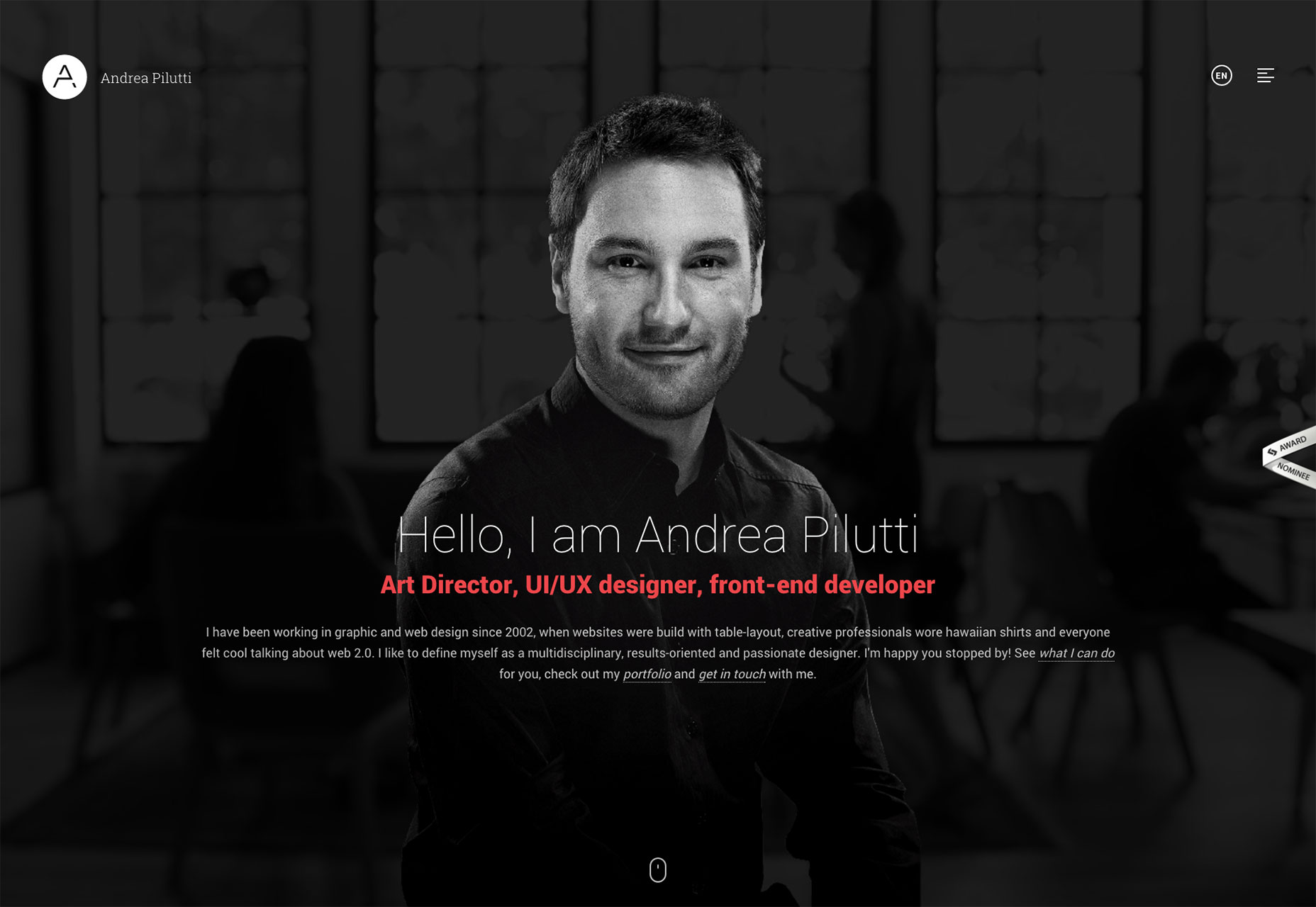 The best new portfolio sites, December 2015 001