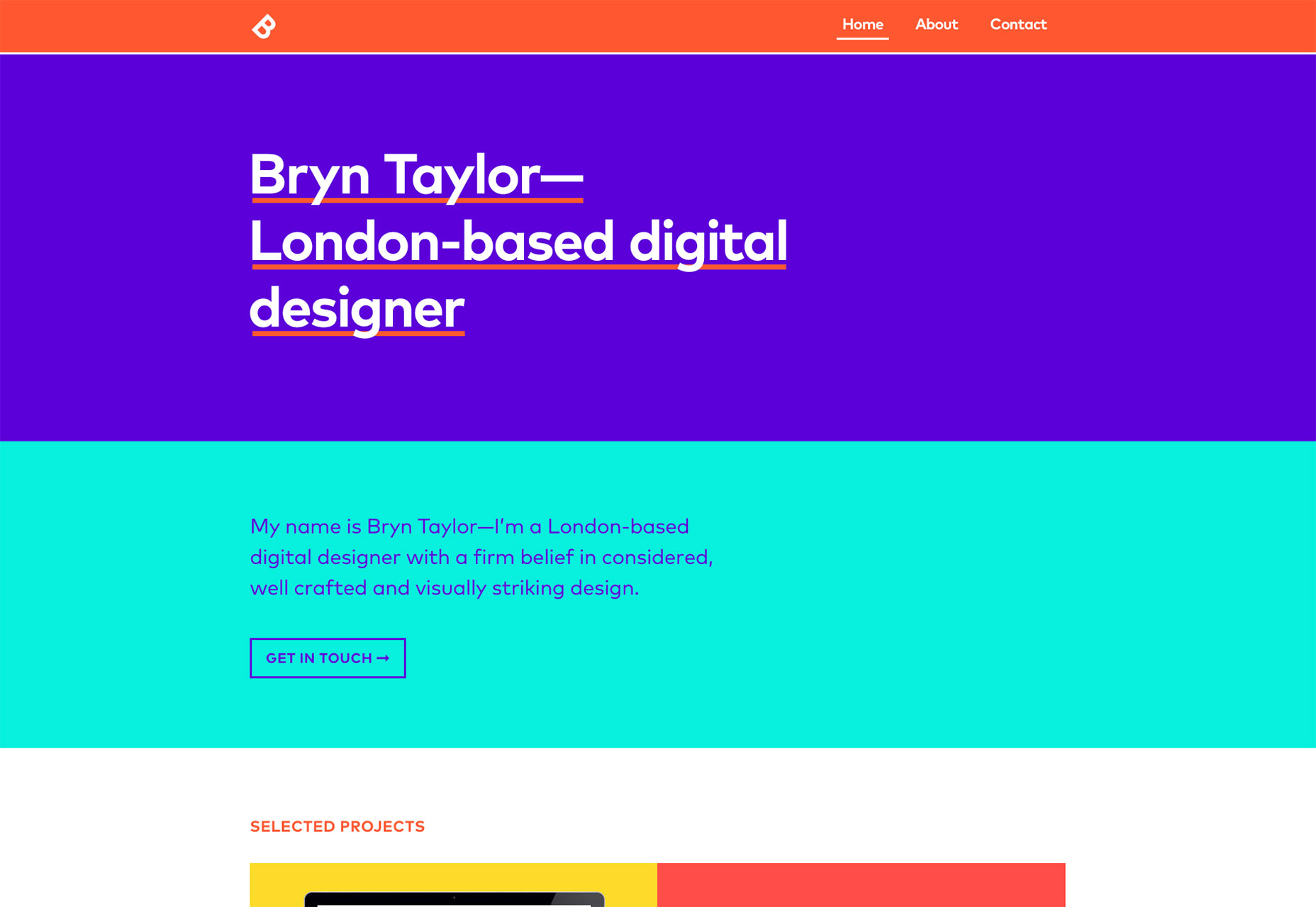 The best new portfolio sites, December 2015 004