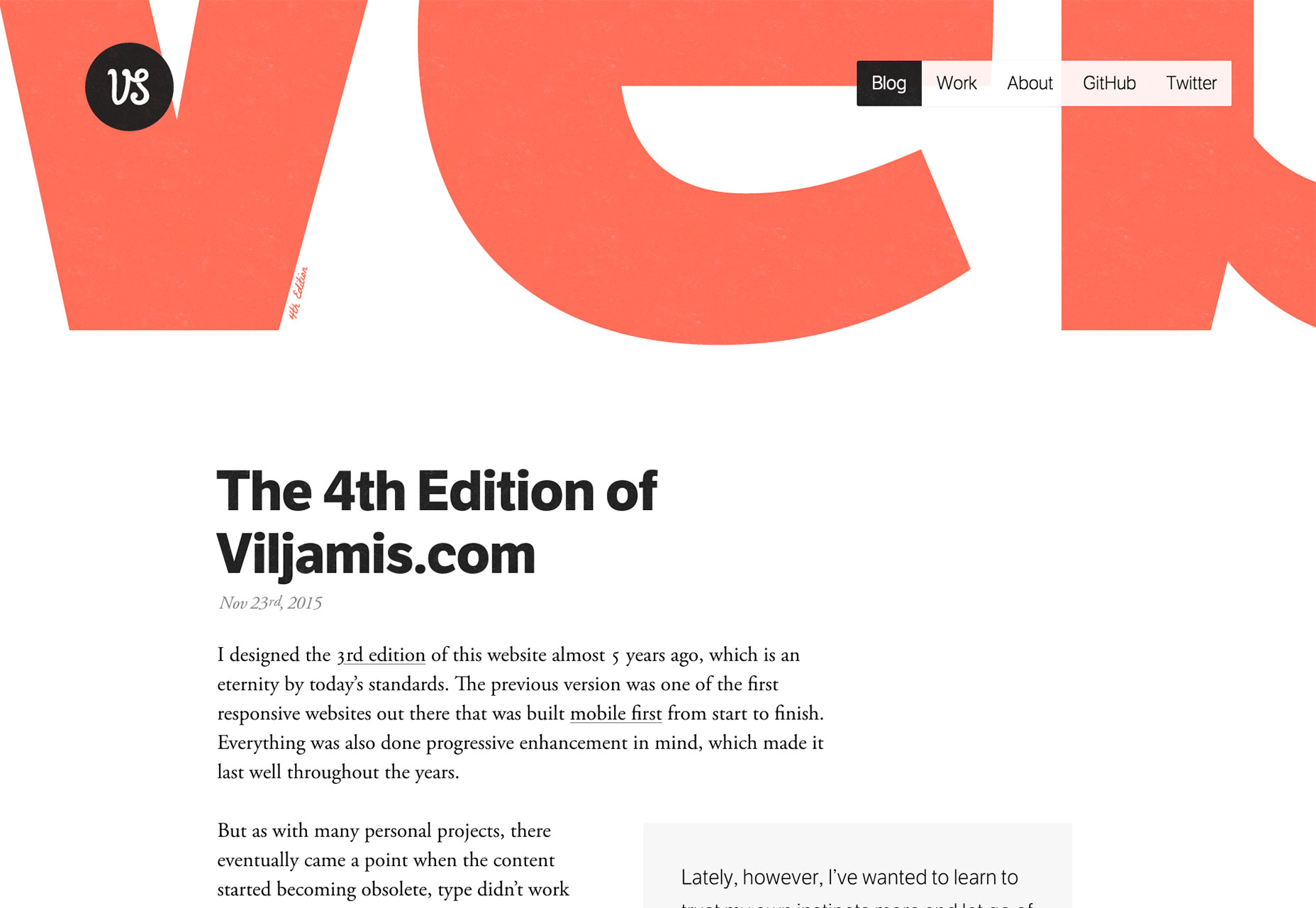 The best new portfolio sites, December 2015 013
