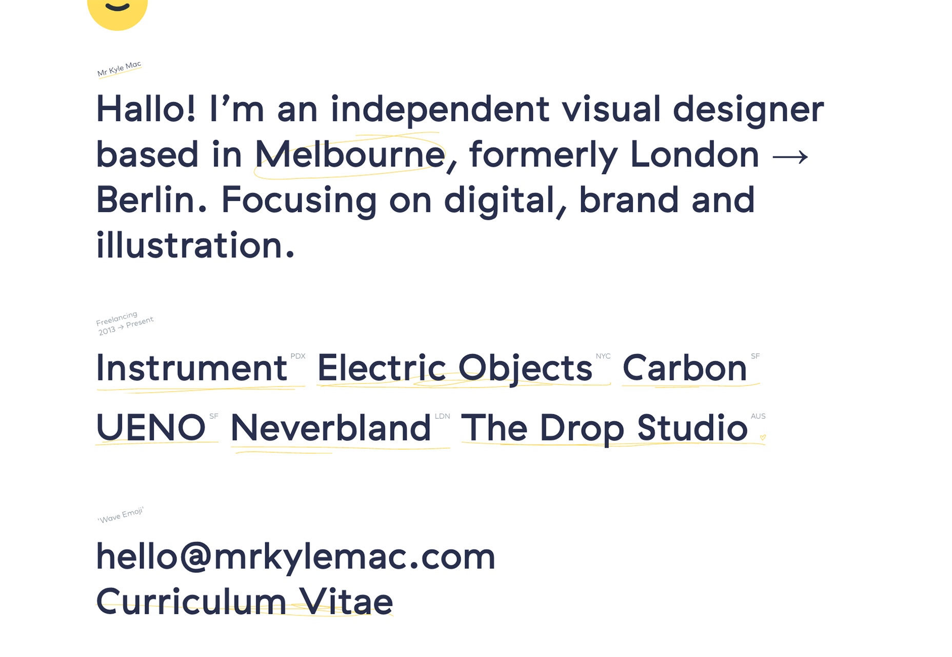 The best new portfolio sites, December 2015 015