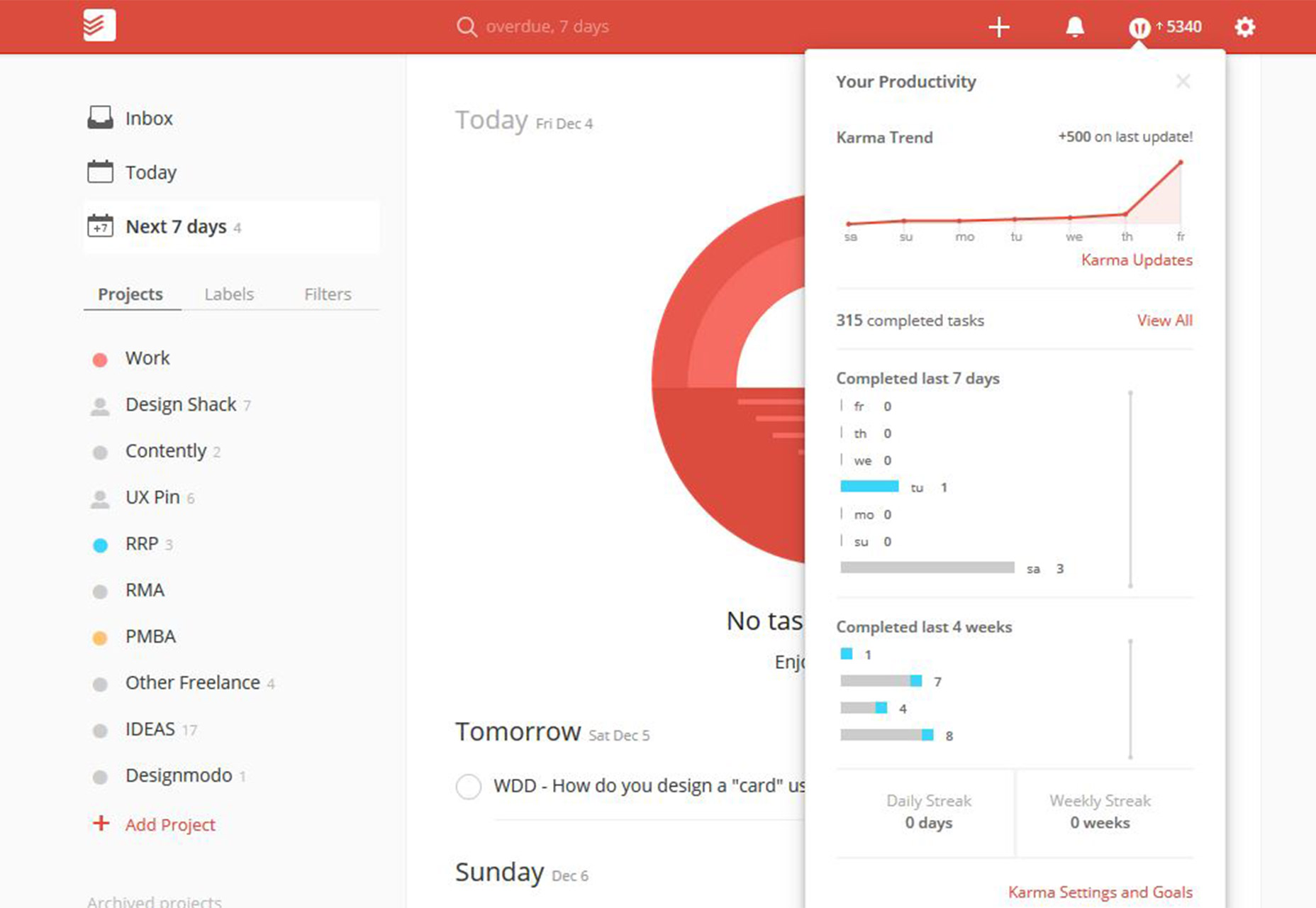 The secrets to effective card-based design todoist