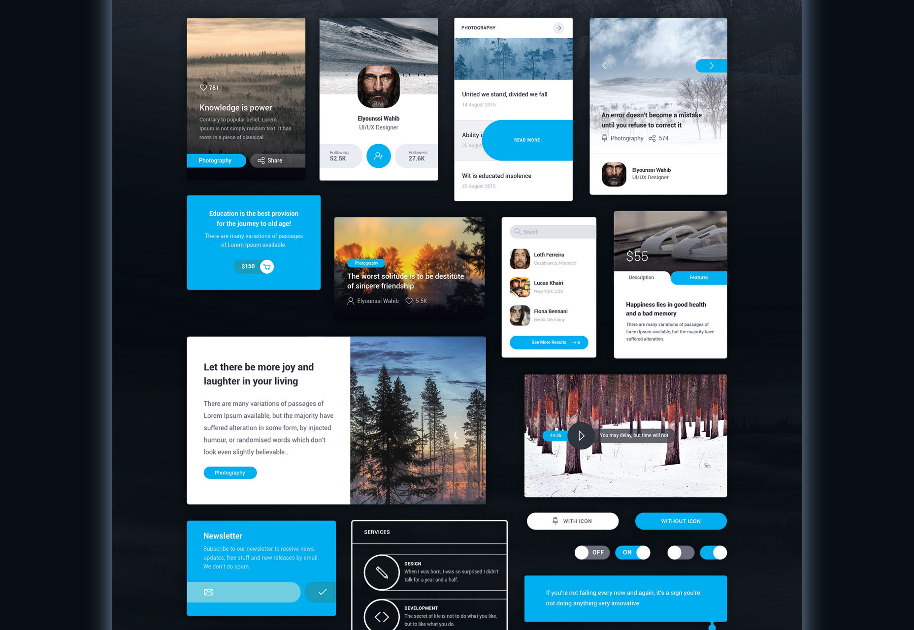 Mayssam: Minimal Style Web UI Kit