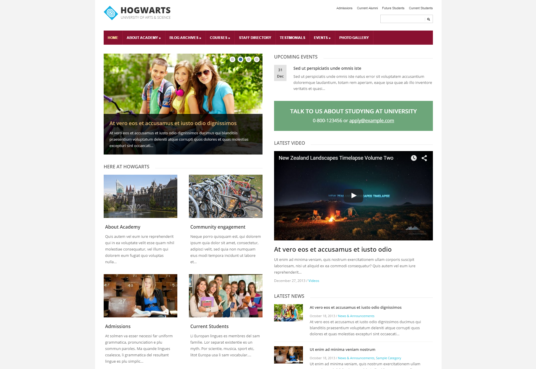 Lectura: Lite Corporate WordPress Theme