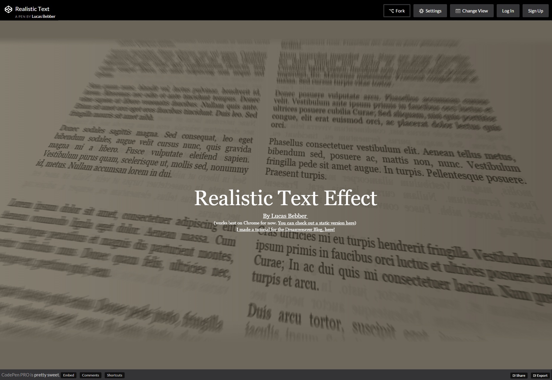 Realistic Text