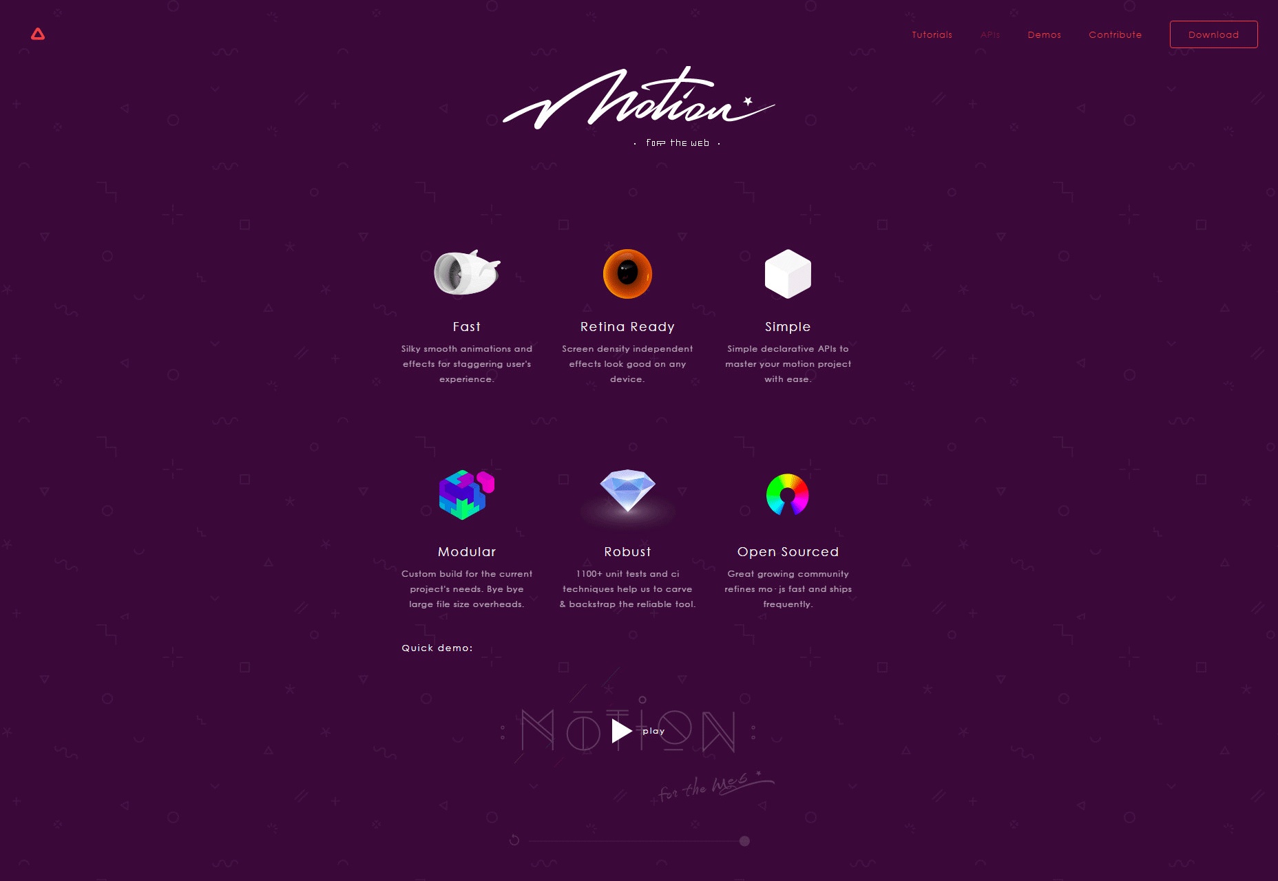 Mo.js: Motion Graphics For The Web