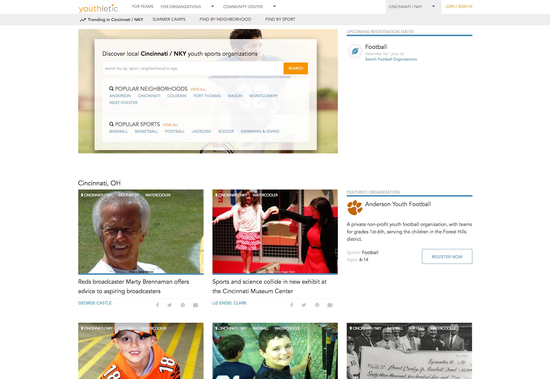 How we redesigned Youthletic.com 003