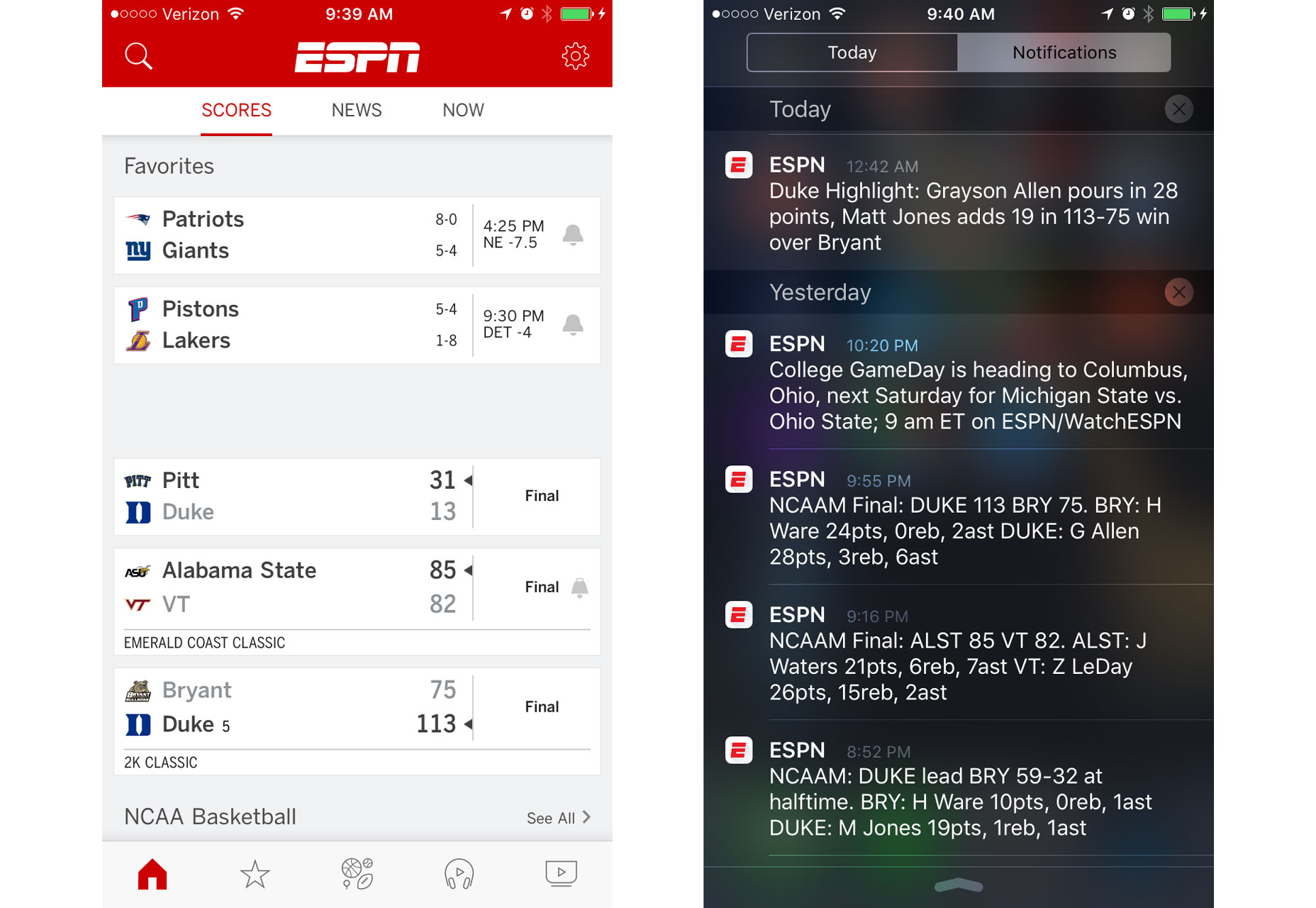 The latest UX challenge: designing for personalization espn