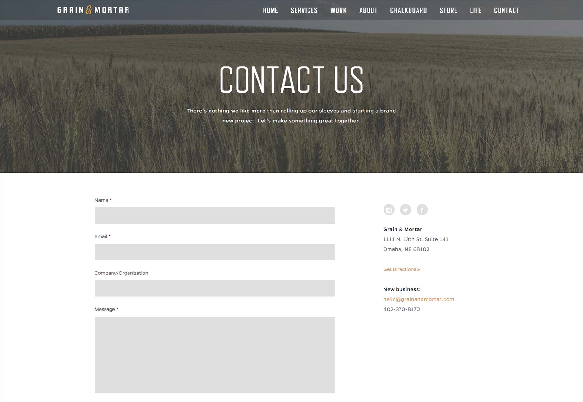How to design the perfect contact page grain_and_mortar