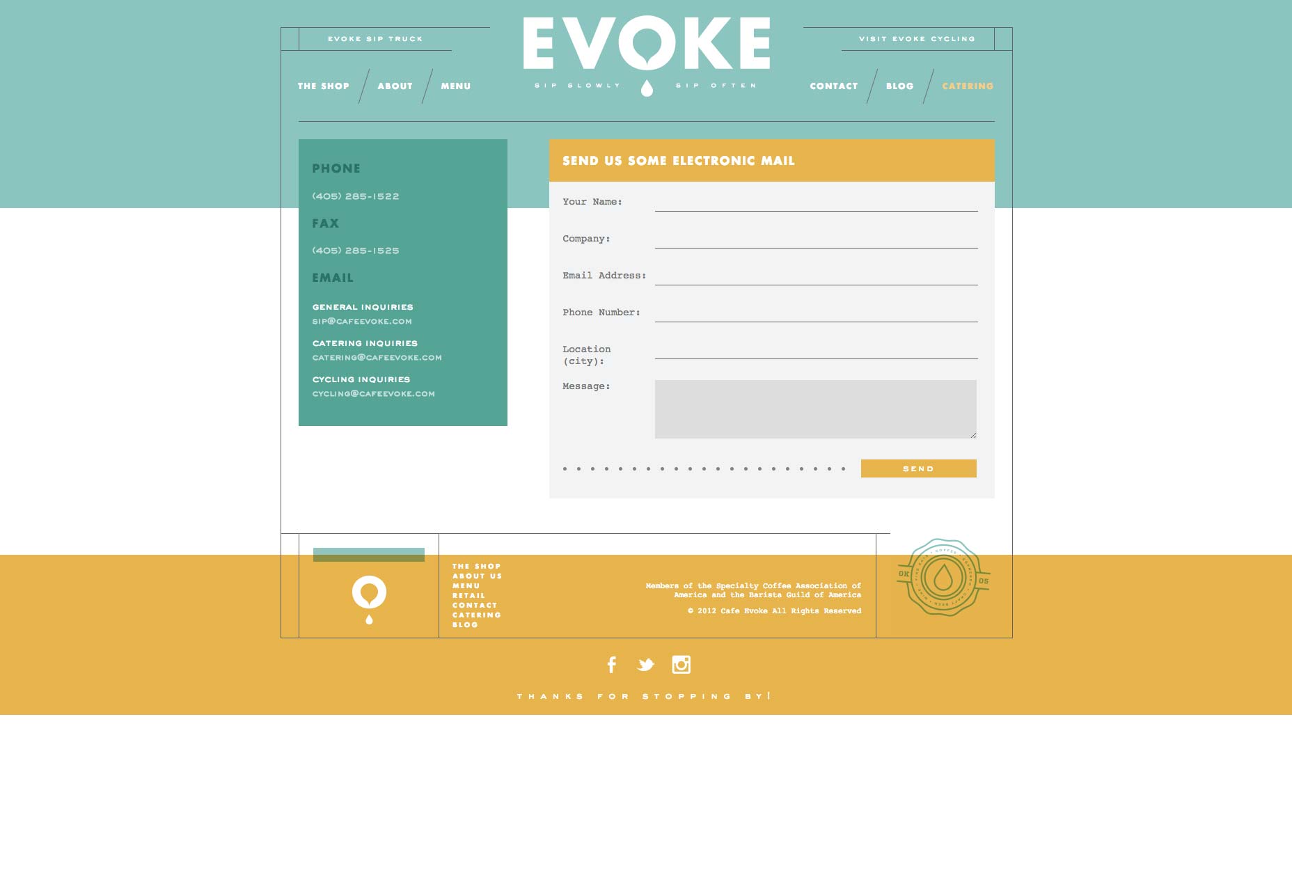 How to design the perfect contact page evoke
