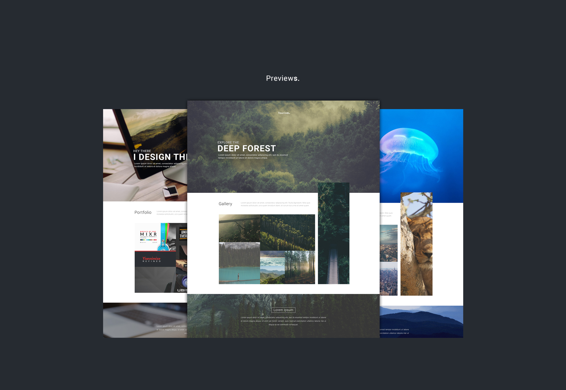 50+ fresh resources for designers, November 2015 Webby: Photo-featured Website PSD Template