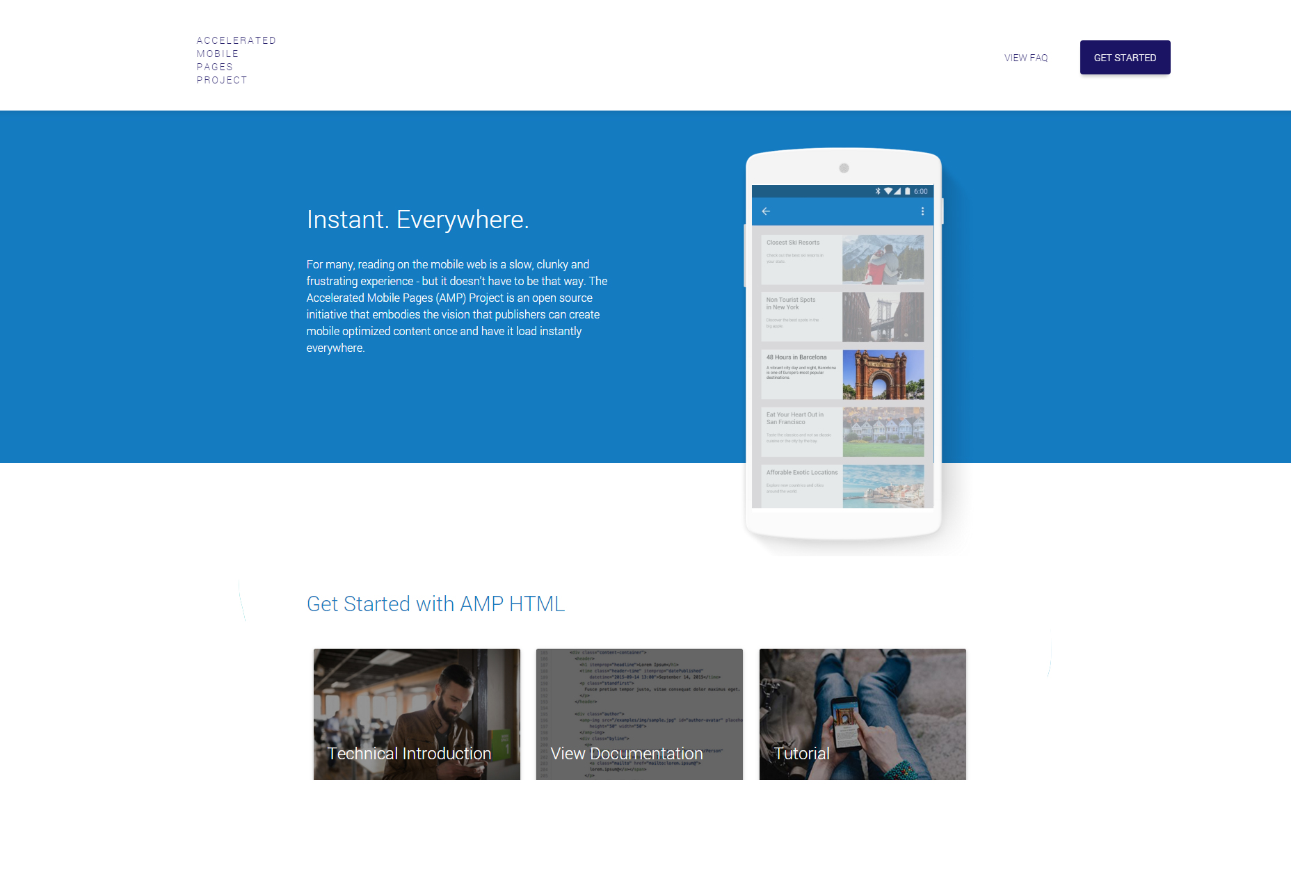 50+ fresh resources for designers, November 2015 Accelerated Mobile Pages Project