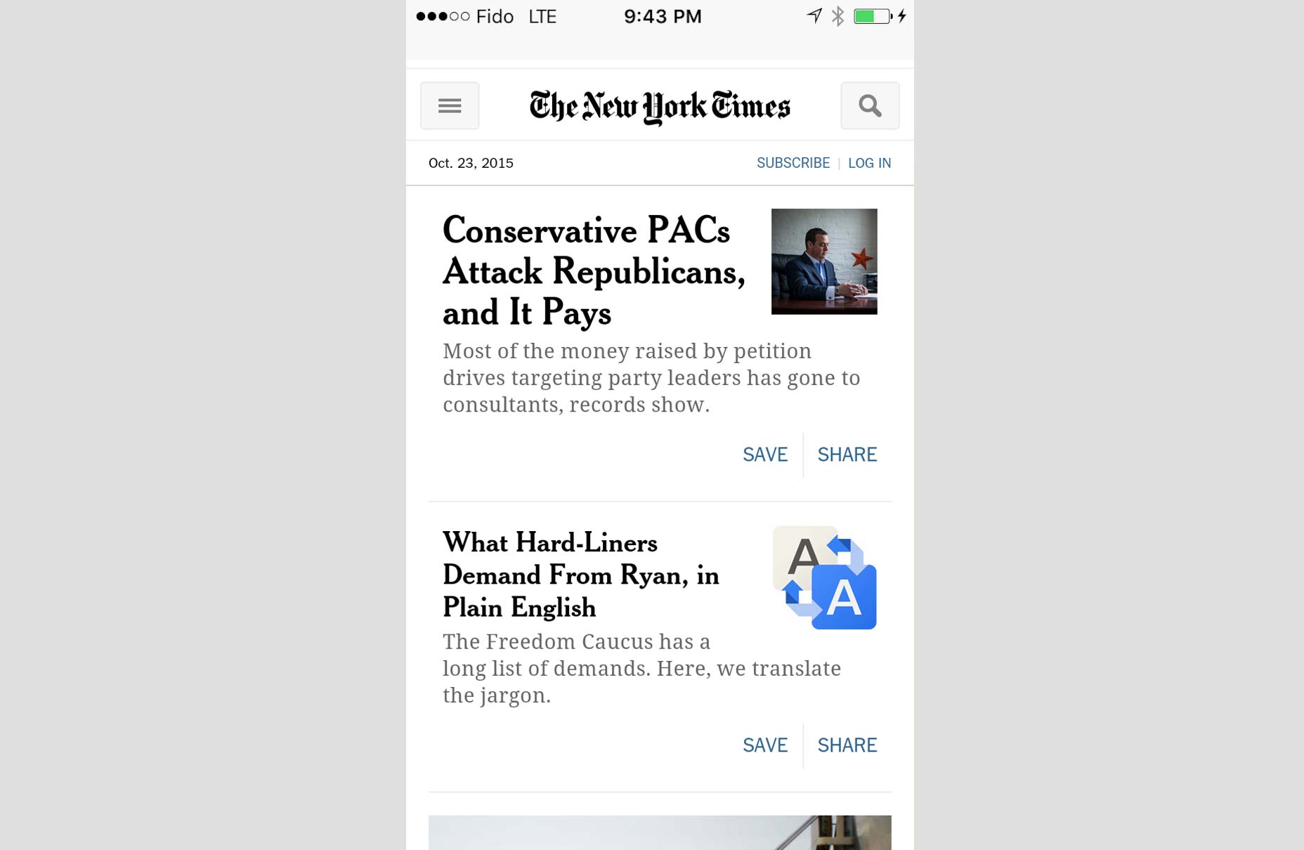 Essential tips for converting a desktop site, to mobile nyt_mobile