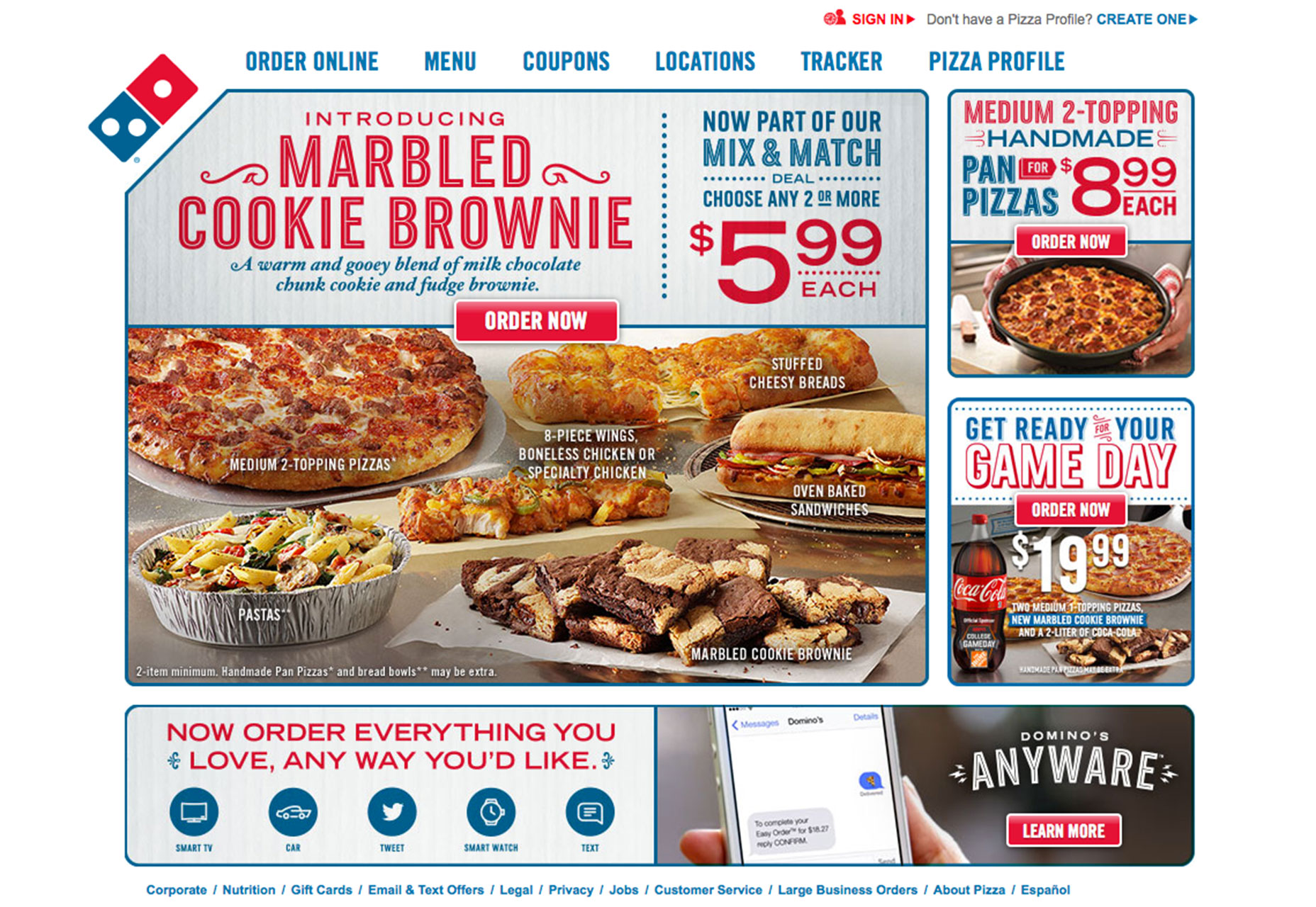 How to customize UX for mobile dominos