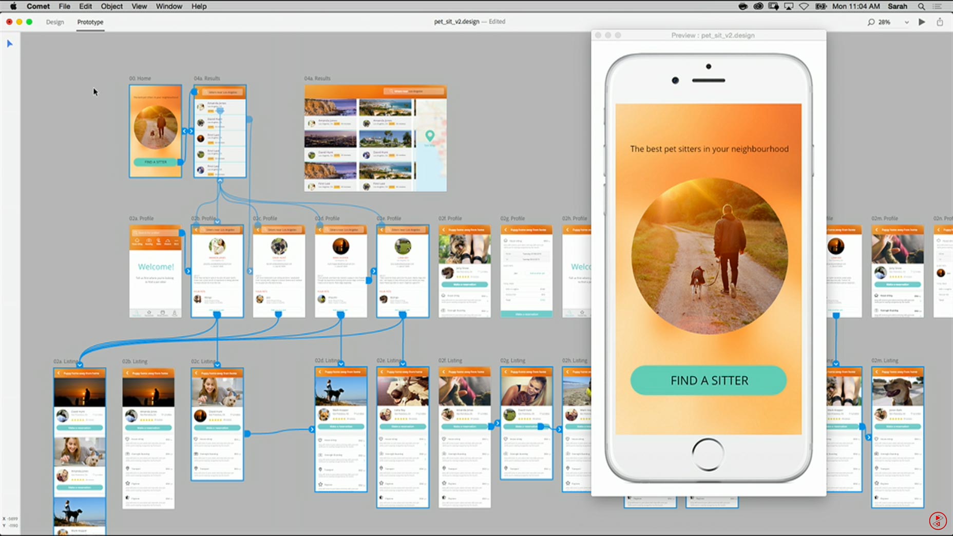 Adobe unveils a revolutionary UX design application at MAX comet_live_preview