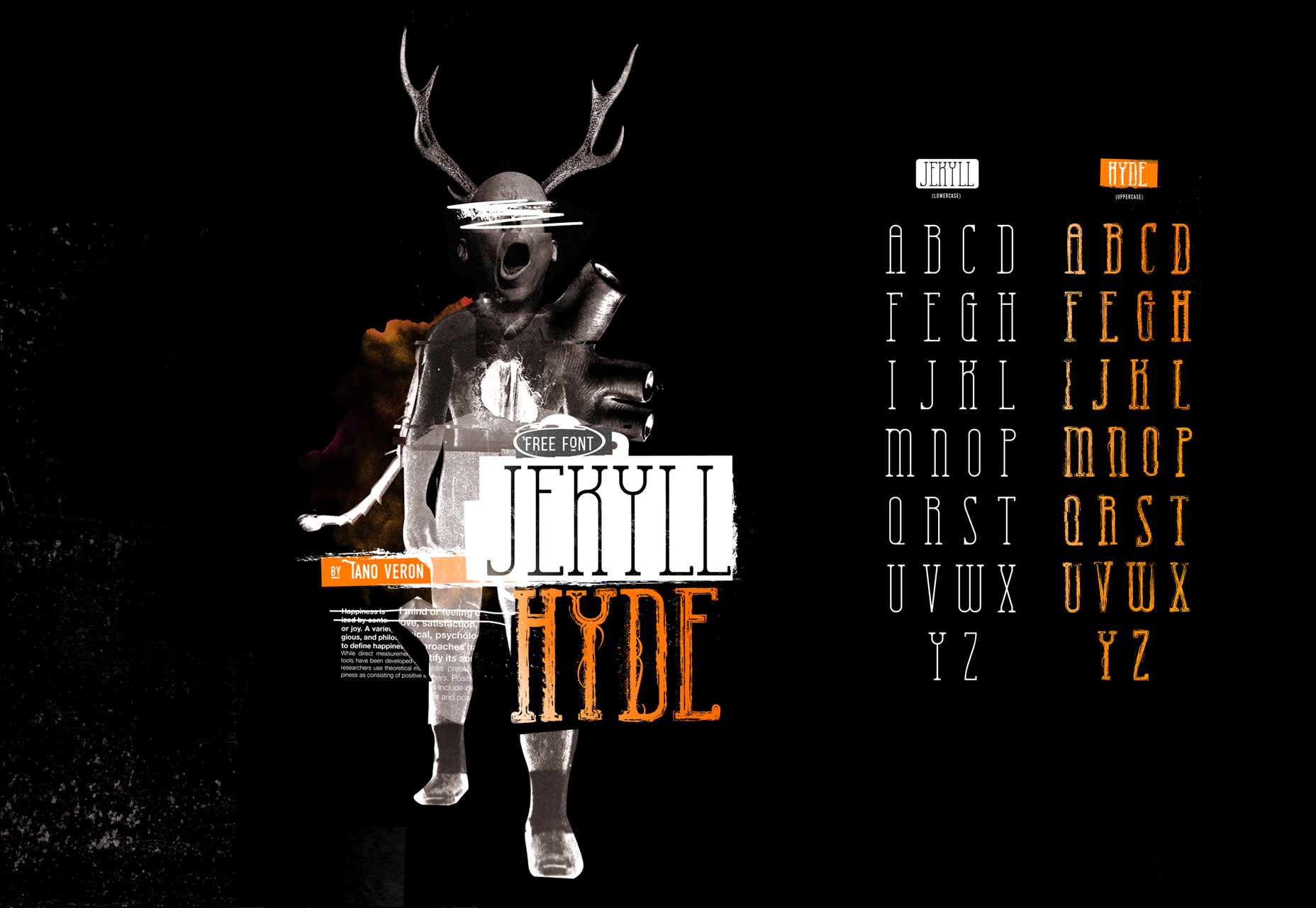 50+ fresh resources for designers, October 2015 Jekyll Hyde: A Novel-inspired Dual Style Font