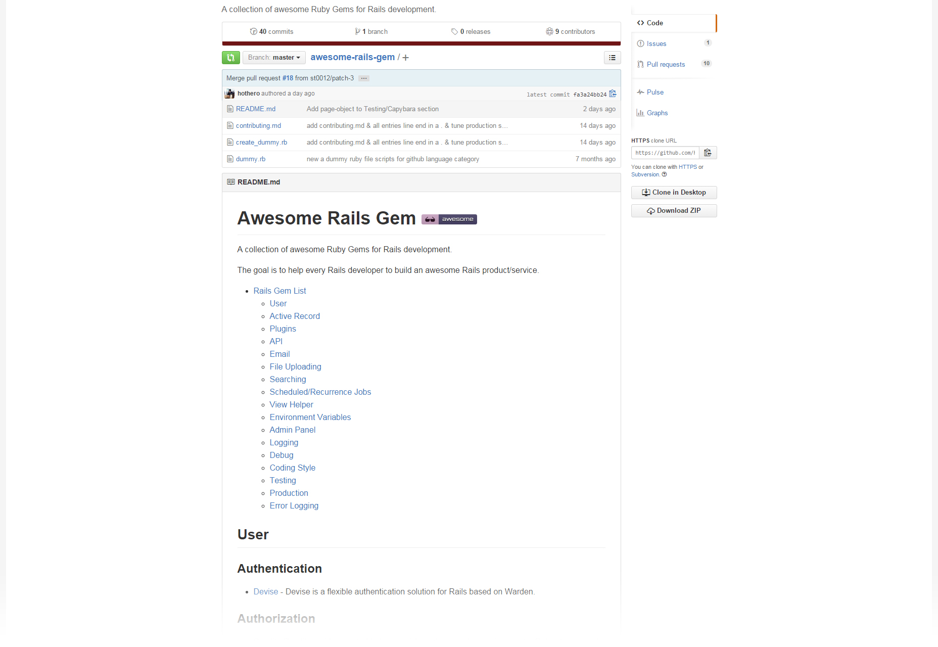 50+ fresh resources for designers, October 2015 An Awesome Rails Gems Collection