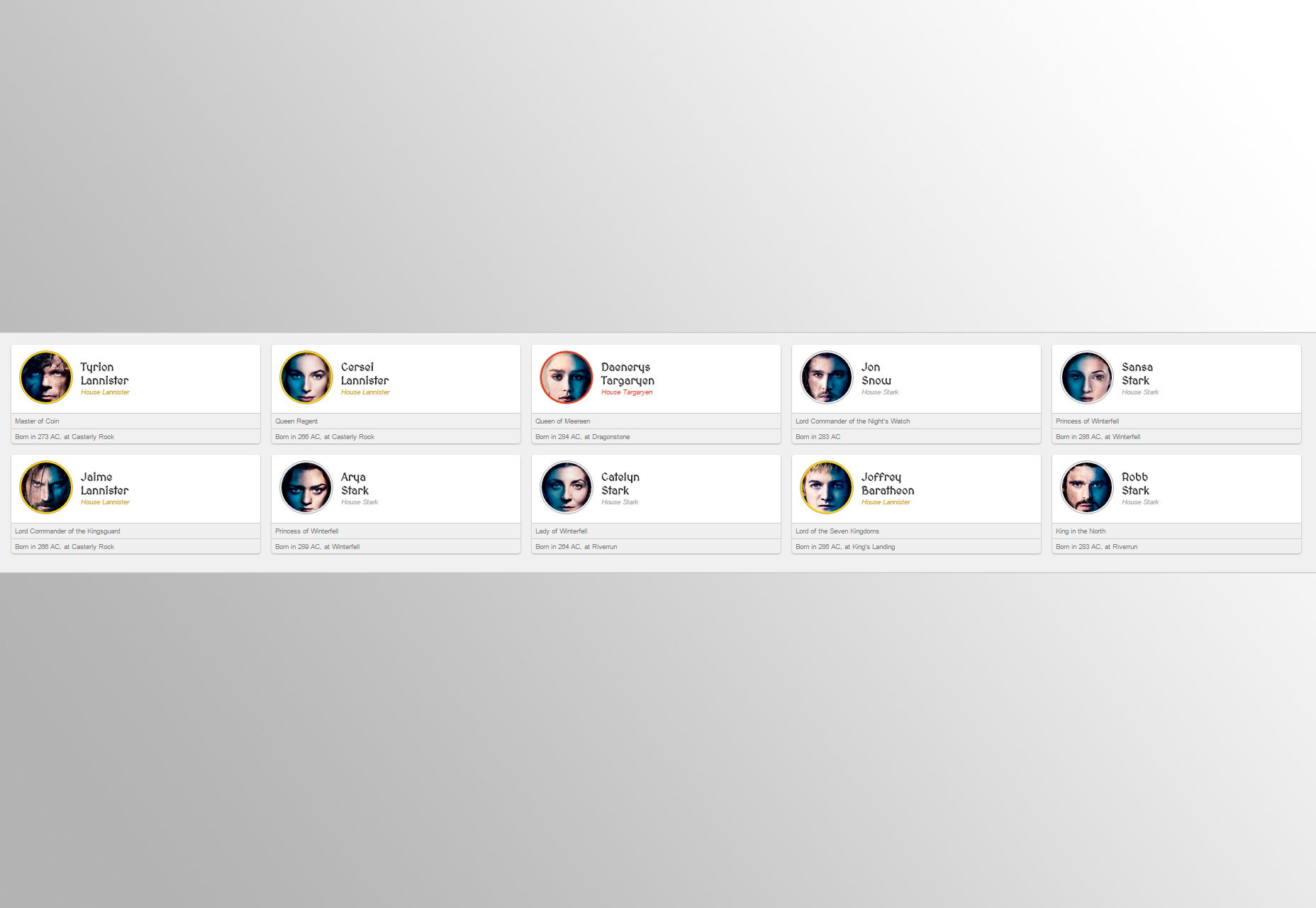 50+ fresh resources for designers, October 2015 Chewing Grid: A Card Listing Design CSS Grid