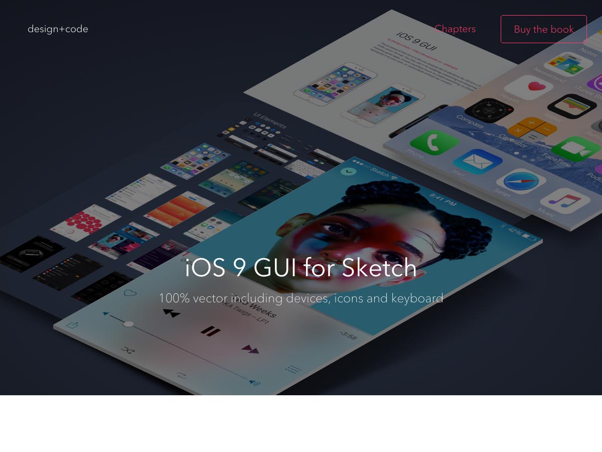 ios9 gui for sketch
