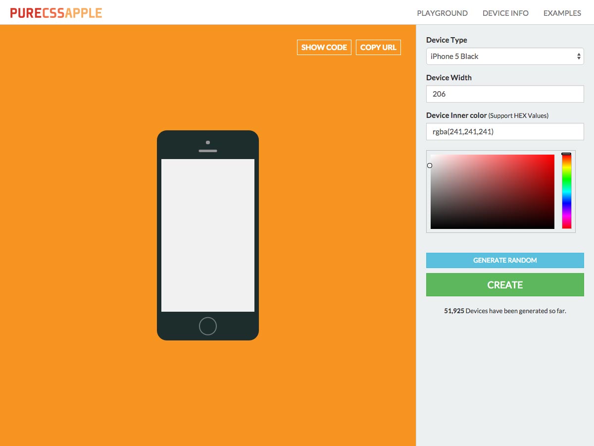 pure css apple