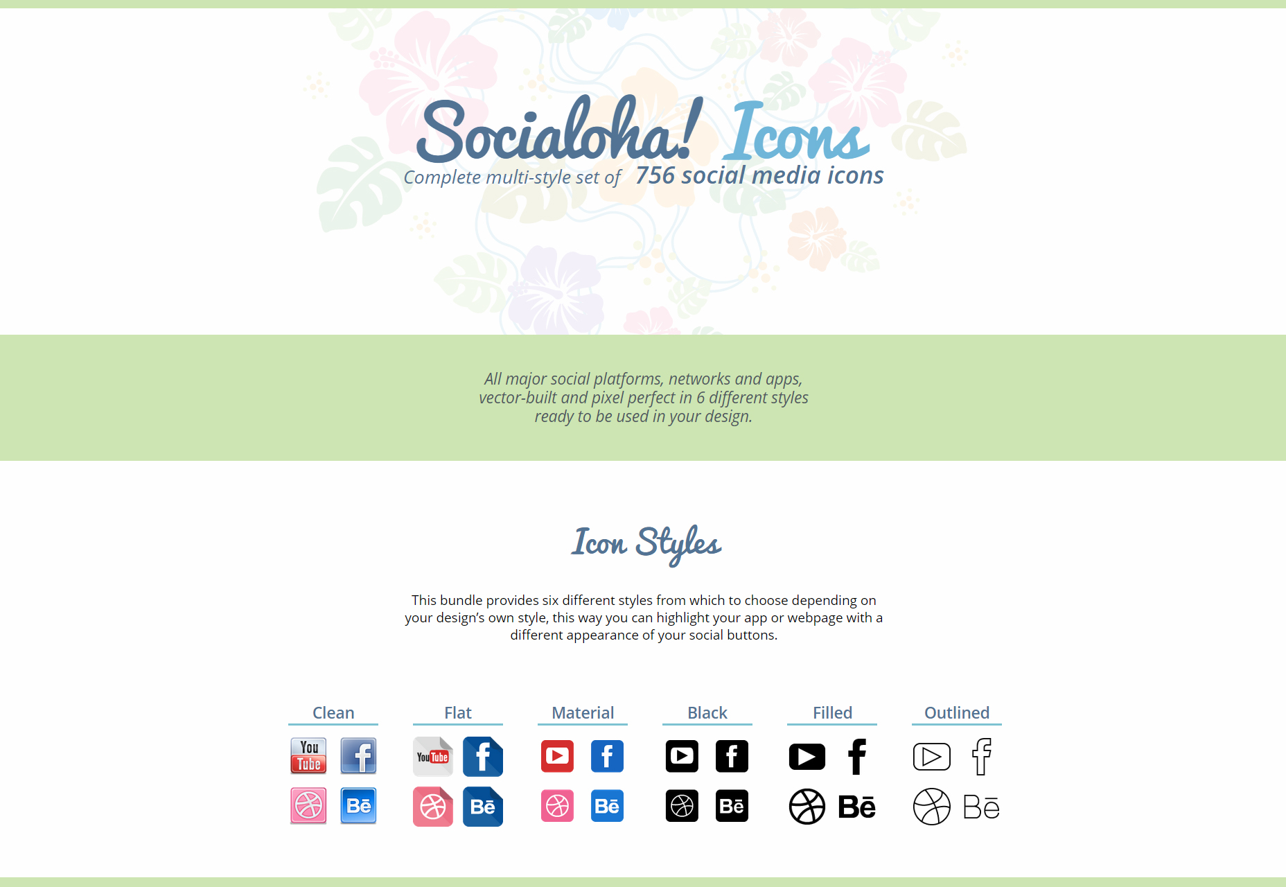50 incredible freebies for web designers, September 2015 Socialoha: A Set of 756 Multi-styled Social Icons