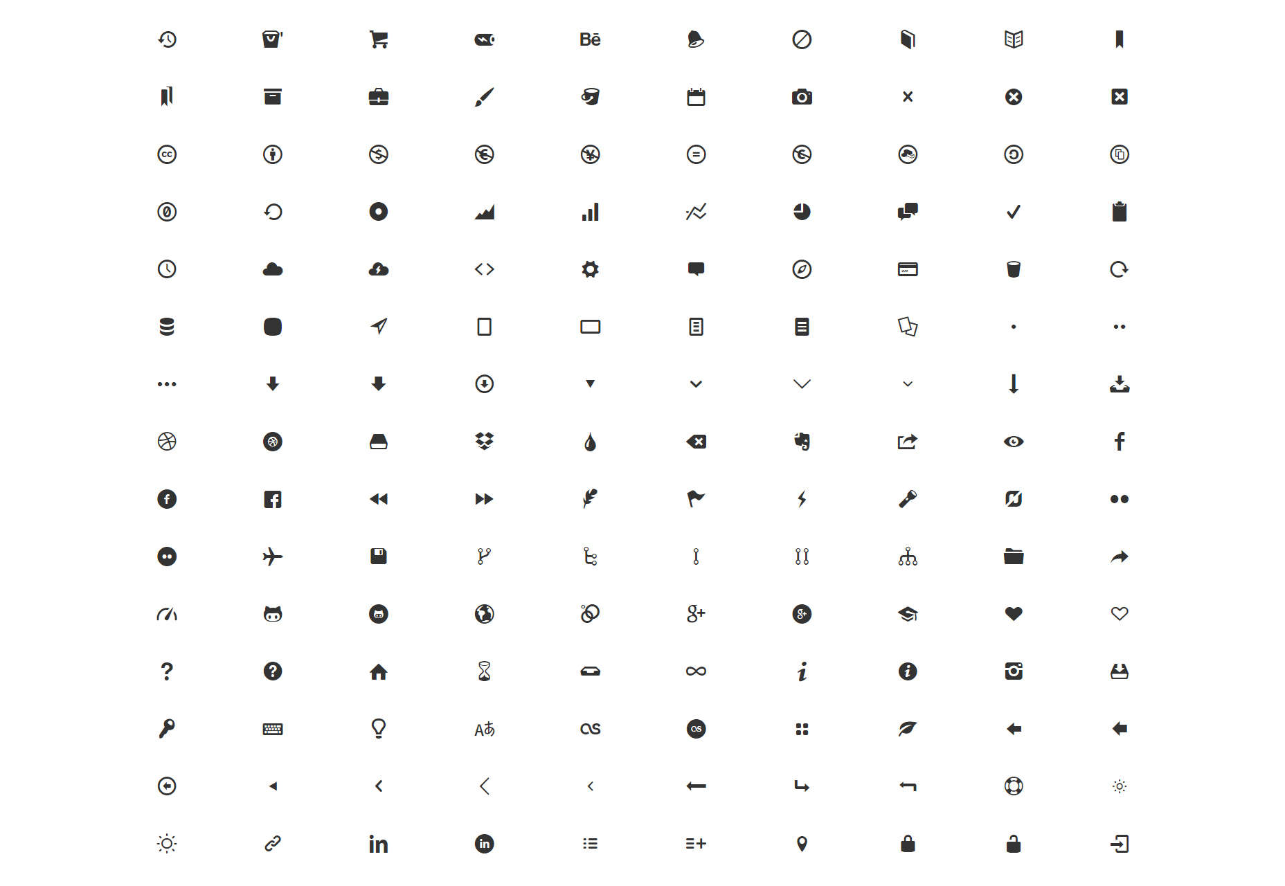 50 incredible freebies for web designers, September 2015 We Love Icon Fonts: Google Web Fonts-like Collection